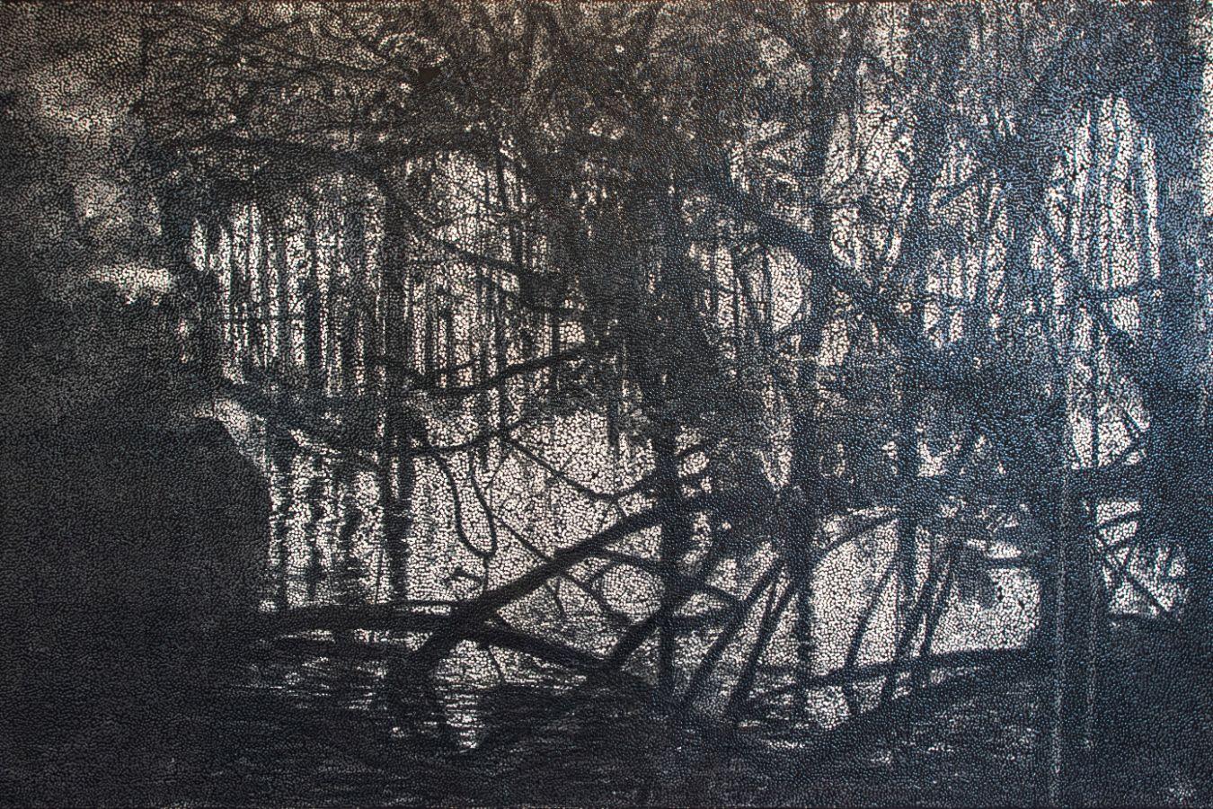 Daniel Boyd, RAINBOW SERPENT (VERSION), Installationsansicht, Gropius Bau (2023)