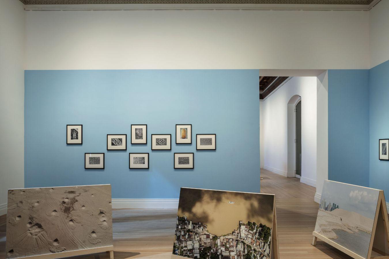 Indigo Waves and Other Stories: Re-Navigating the Afrasian Sea and Notions of Diaspora, Sim Chi Yin, Dominic Sansoni, Installation view, Gropius Bau (2023)