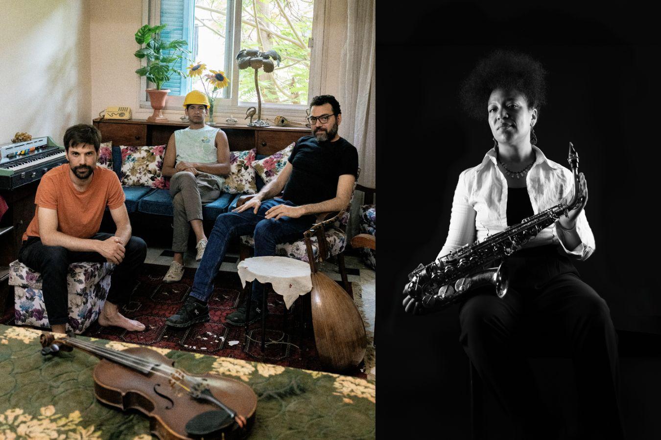 Porträt-Collage mit The Handover und Sakina Abdou