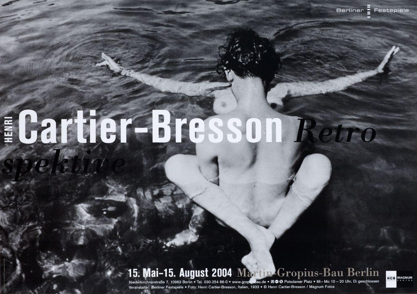 Poster of the exhibition „Henri Cartier-Bresson“