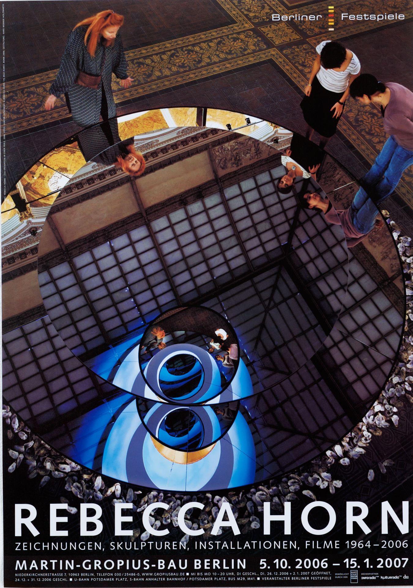 Poster of the exhibition “Rebecca Horn“