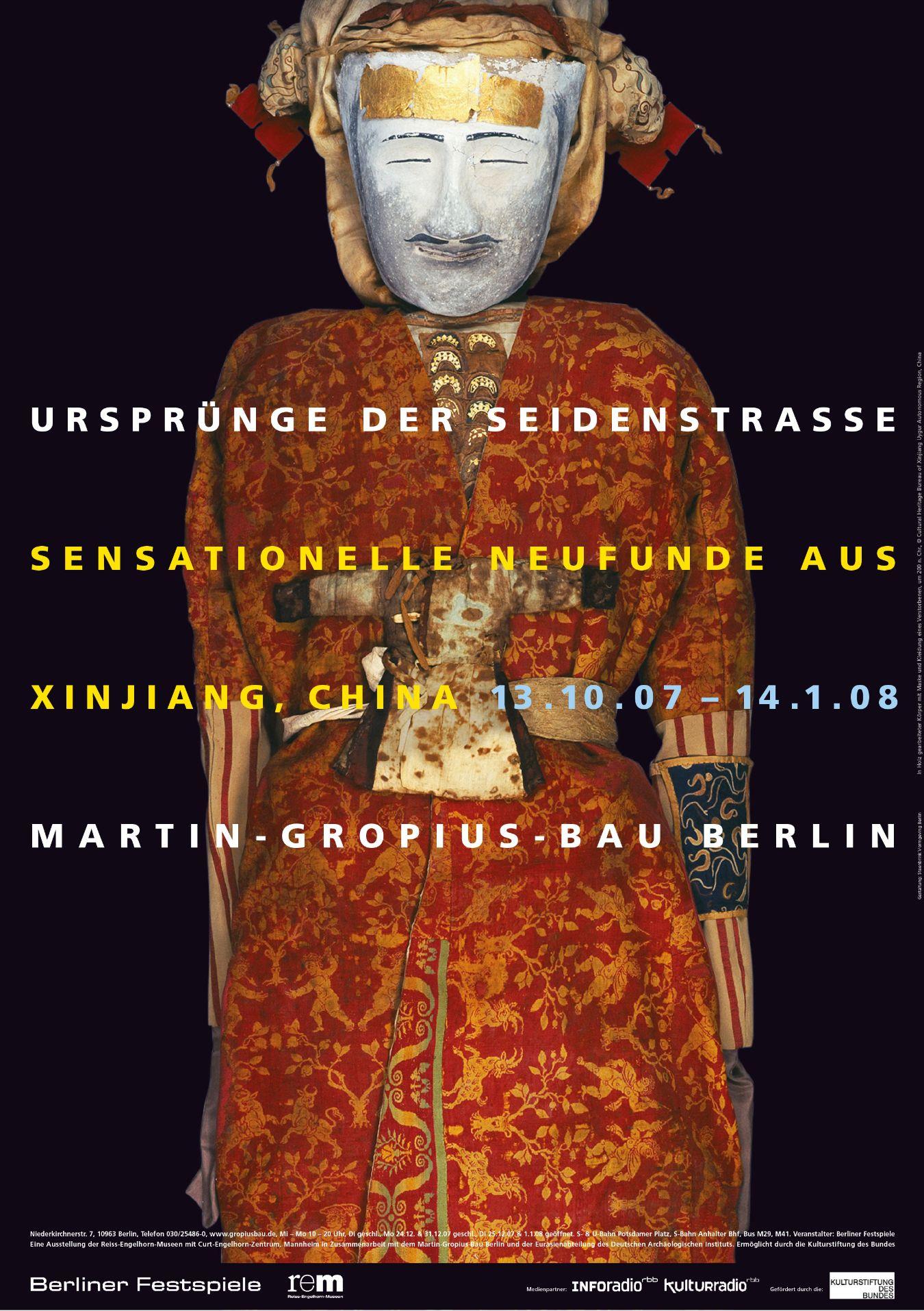 Poster of the exhibition “Origins of the Silk Road”