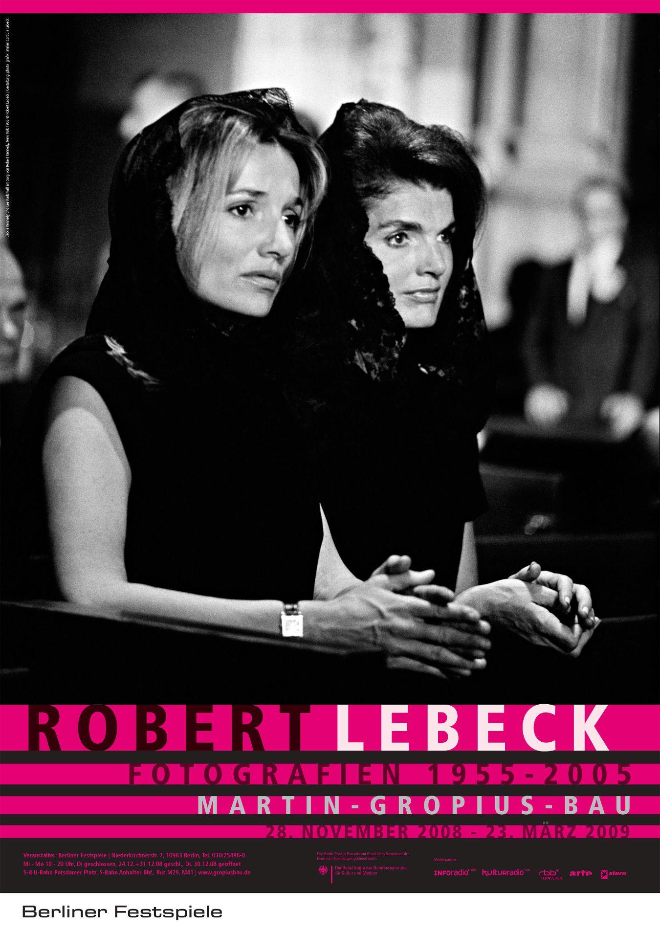 Plakat zur Ausstellung „Robert Lebeck“