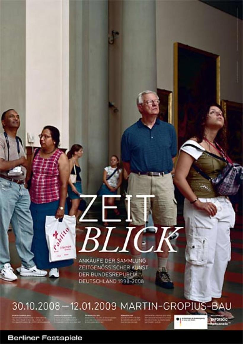Plakat zur Ausstellung „Zeitblick“