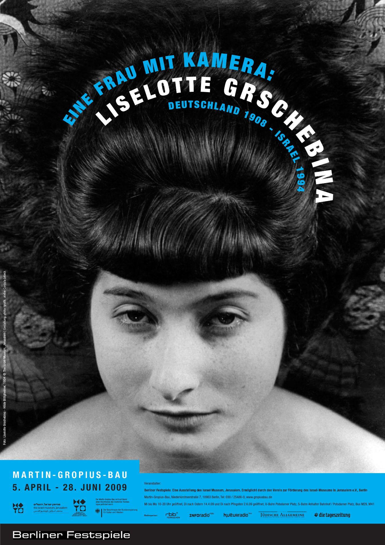 Plakat zur Ausstellung „Liselotte Grschebina“