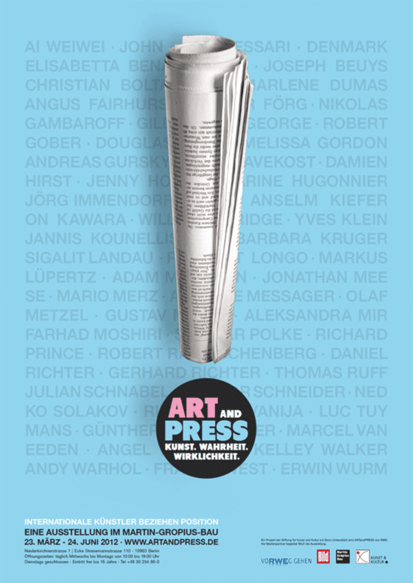 Exhibition poster “ARTandPRESS”