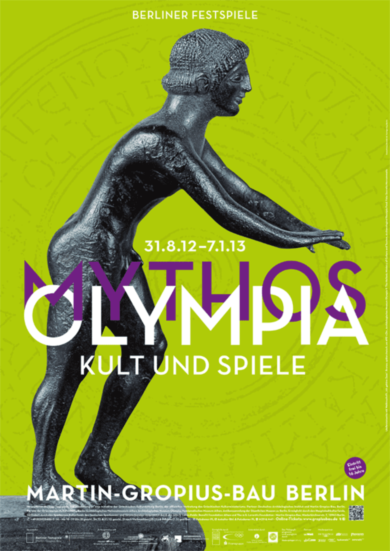 Exhibition poster “Olympia: Myth – Cult – Games”
