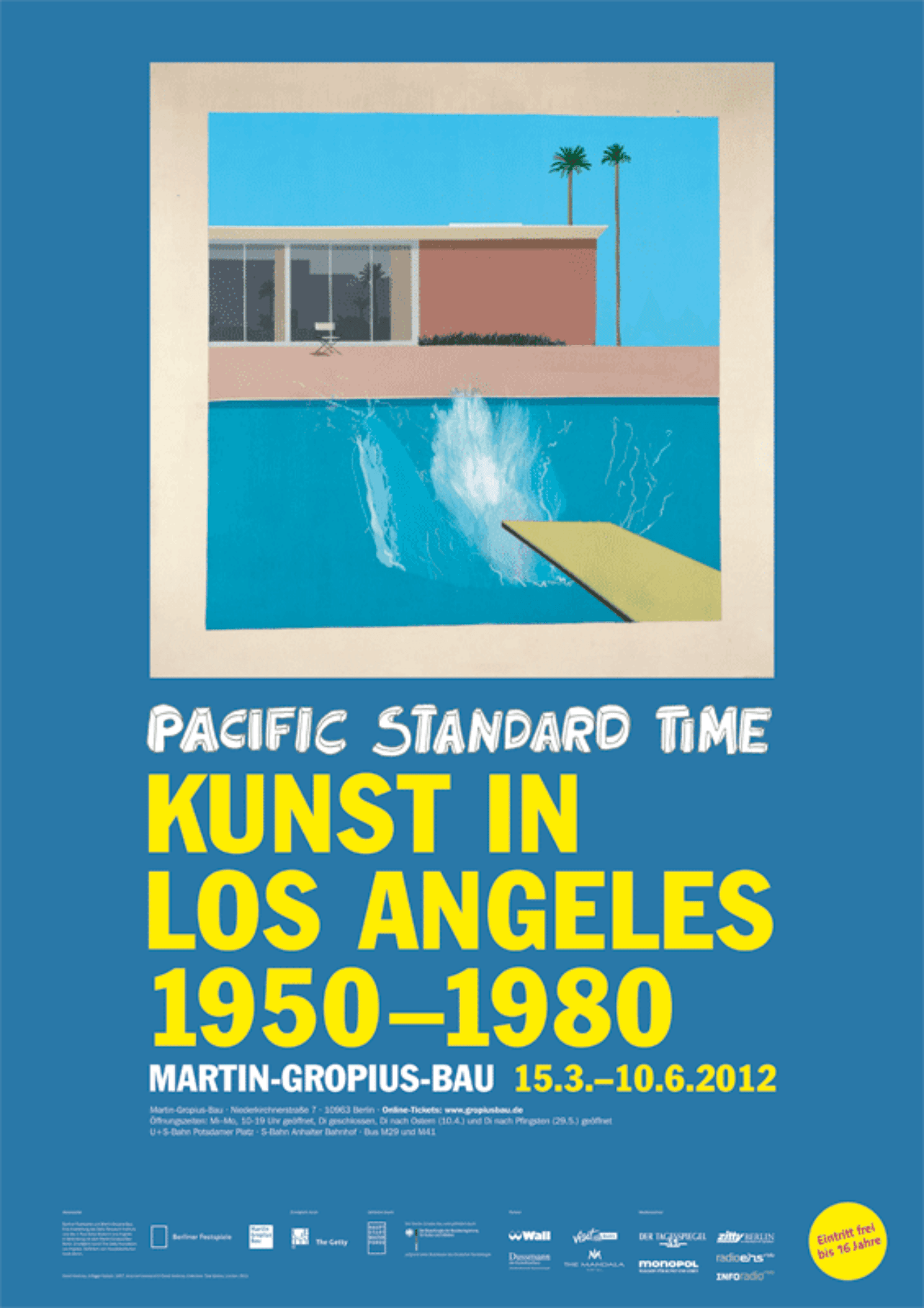 Exhibition poster “Pacific Standard Time. Art in Los Angeles 1950–1980”