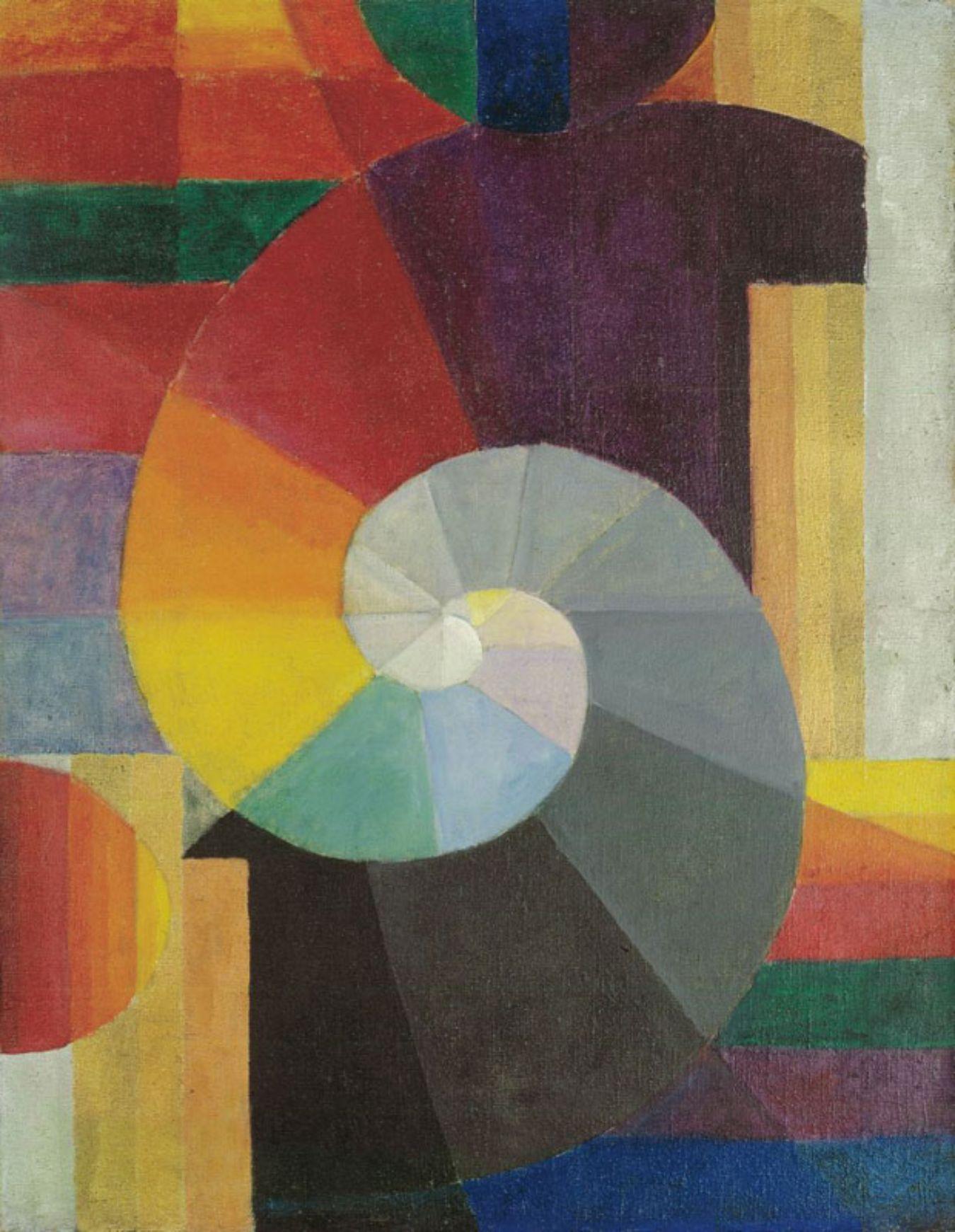 Johannes Itten: Die Begegnung, 1916