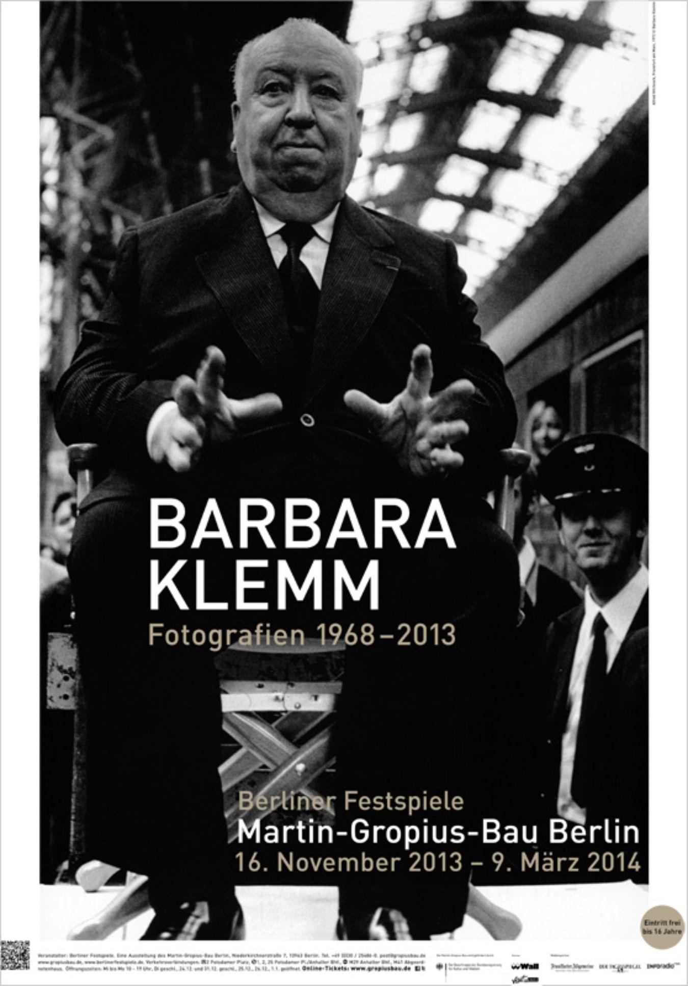 Ausstellungsplakat „Barbara Klemm. Fotografien 1968 – 2013“