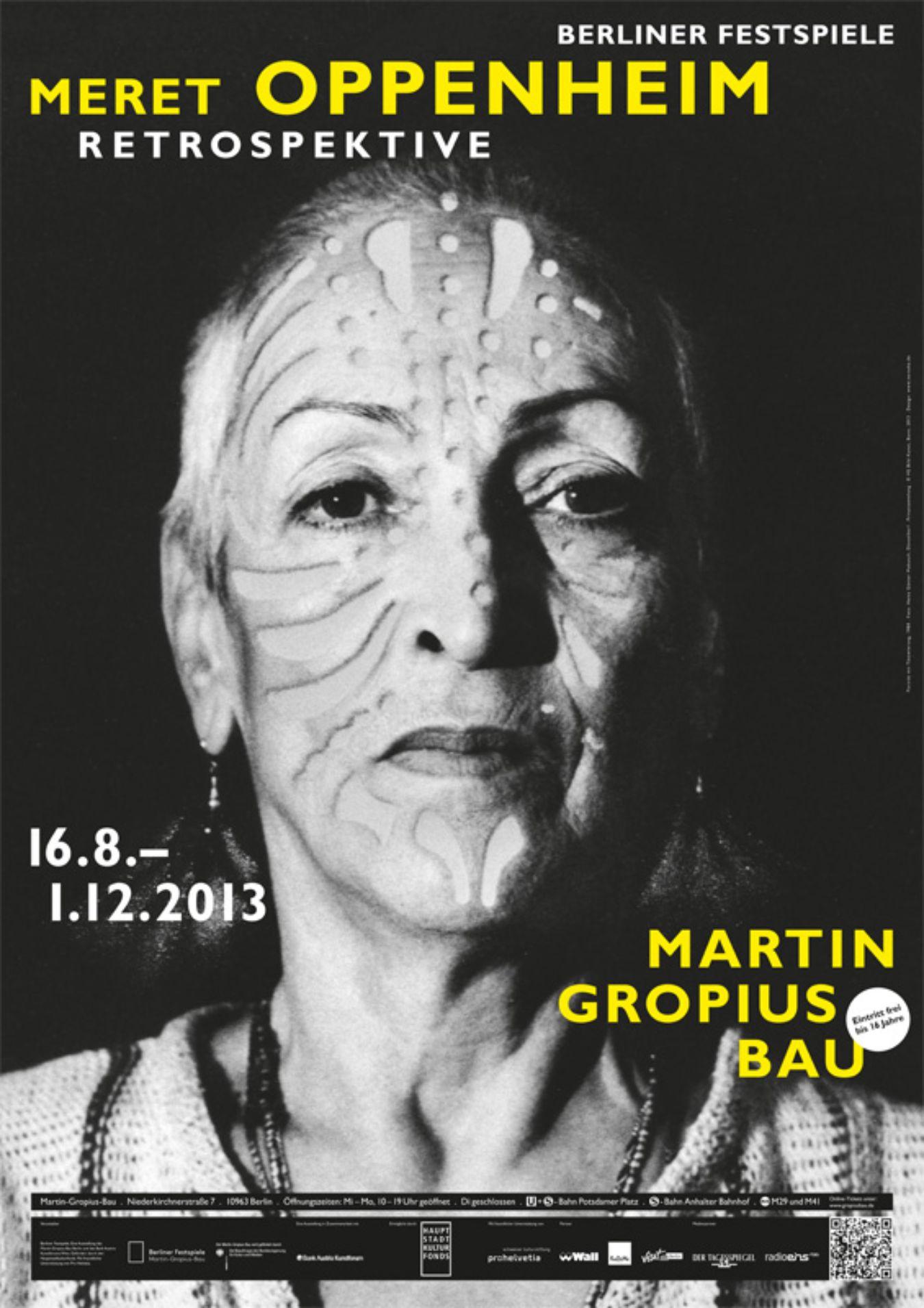 Ausstellungsplakat „Meret Oppenheim. Retrospektive“