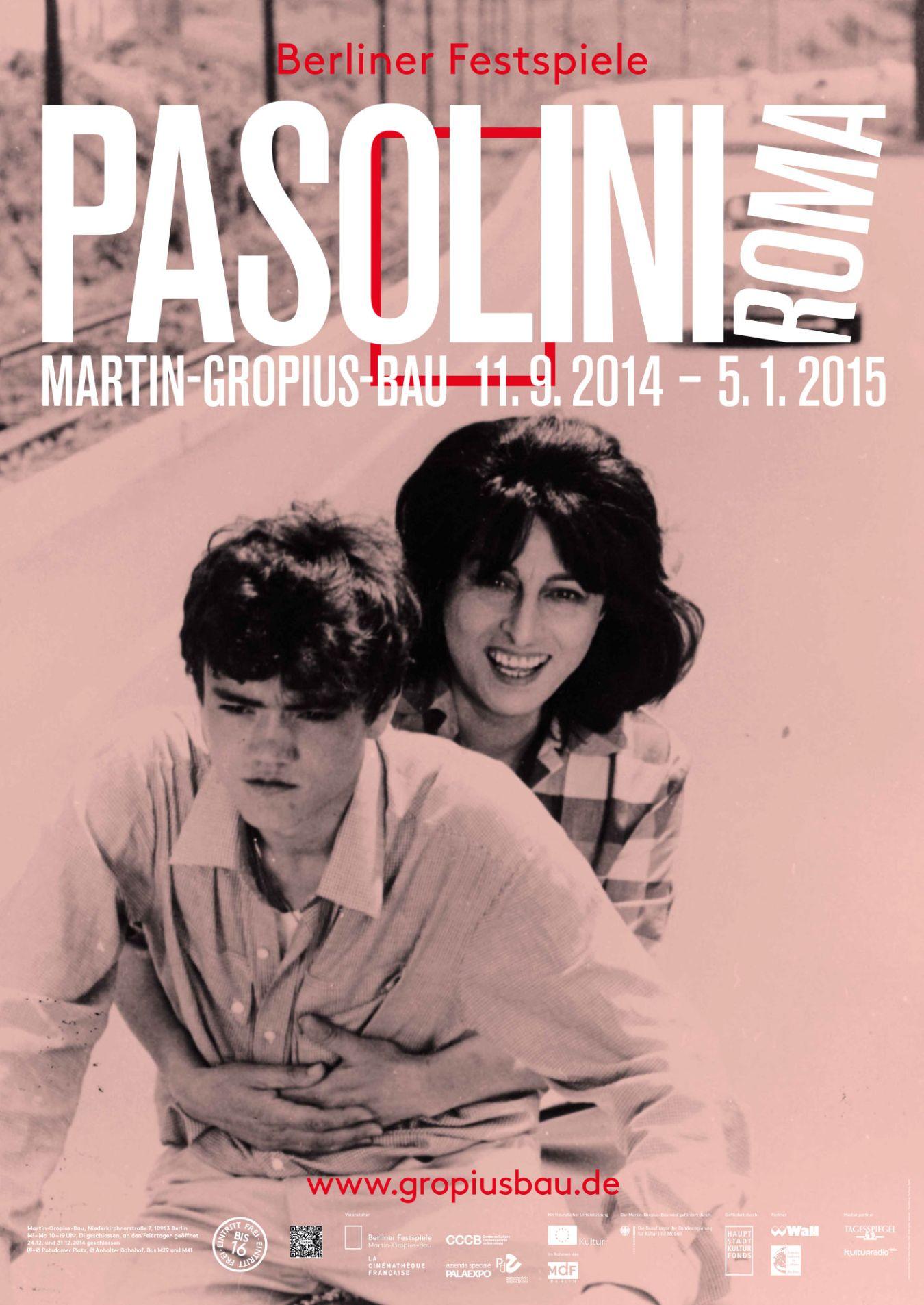 Exhibition poster “Pasolini Roma”