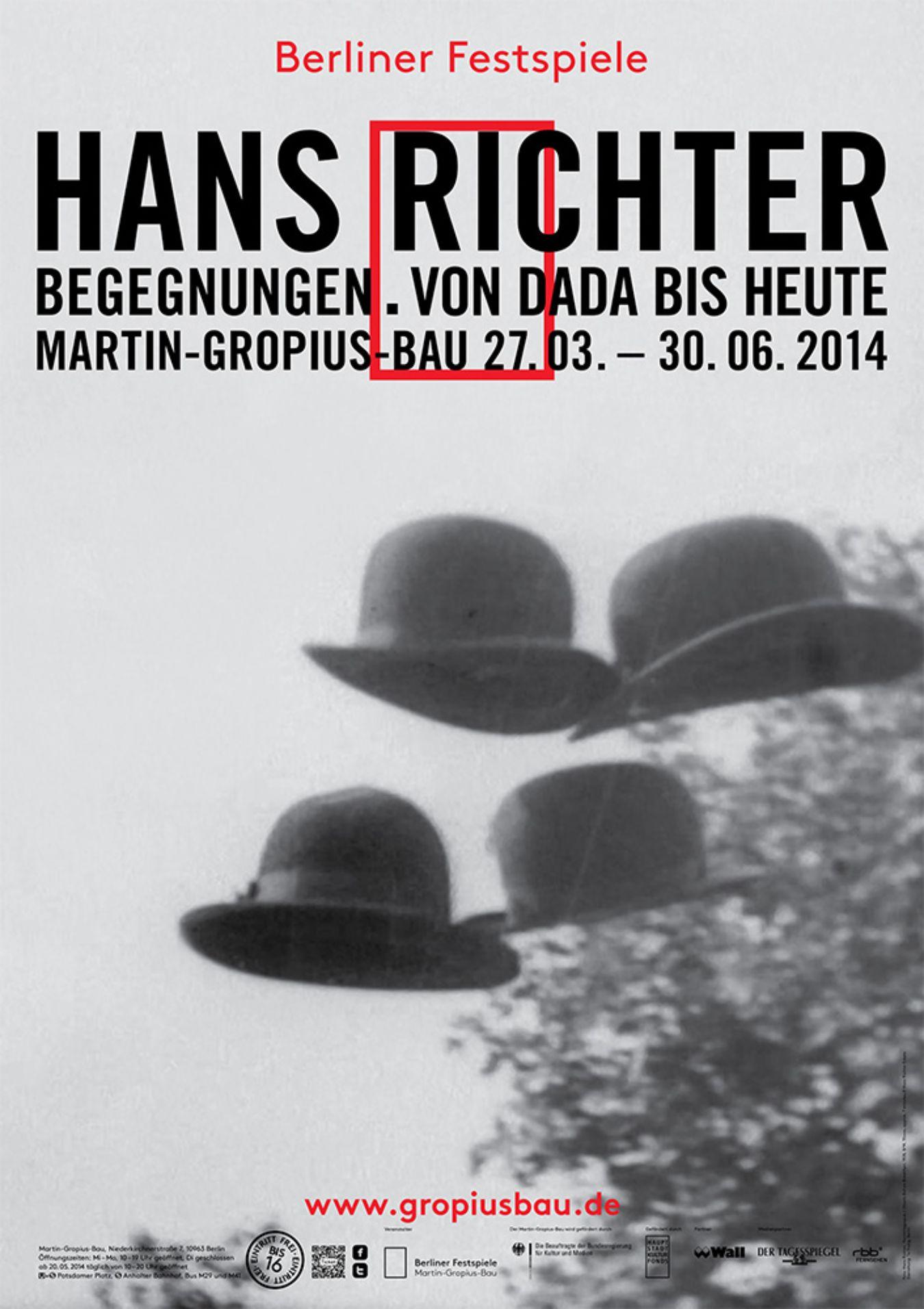 Exhibition poster “Hans Richter Encounters – ‘From Dada till today’”