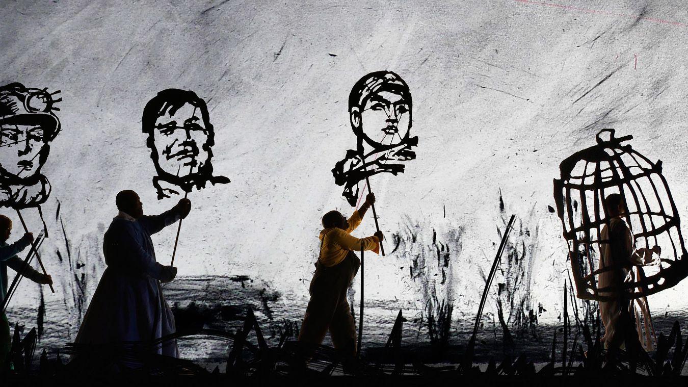 William Kentridge: More Sweetly Play the Dance, 2015 © courtesy the artist, Marian Goodman Gallery (New York, Paris, London), Goodman Gallery (Johannesburg, Cape Town) and Lia Rumma Gallery (Naples, Milan)