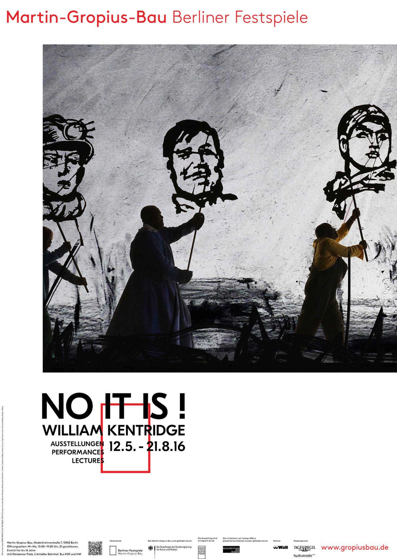 Plakat „NO IT IS ! William Kentridge“