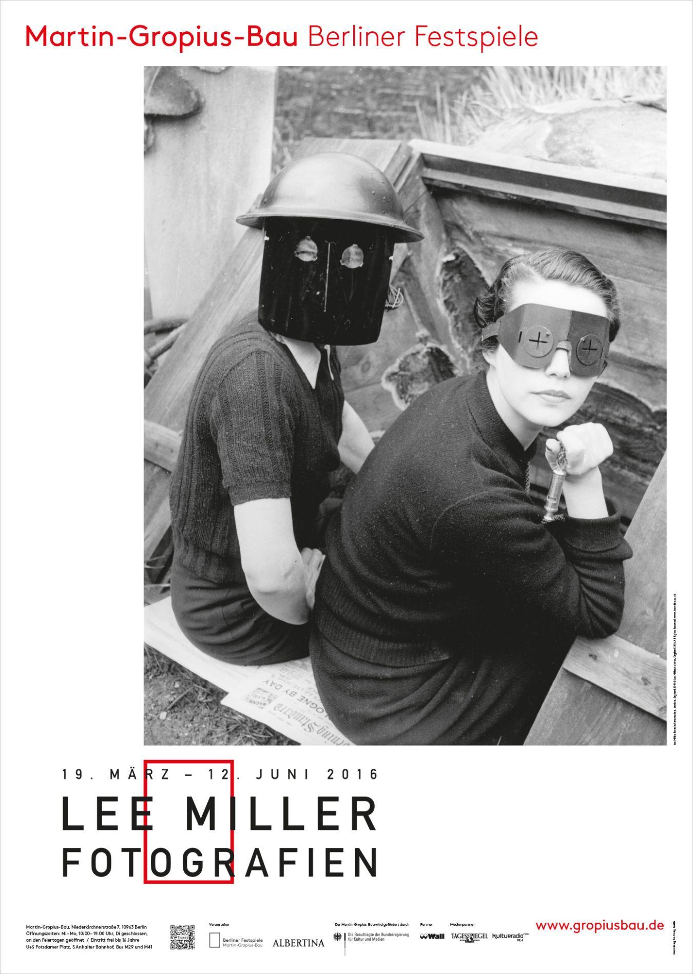 Ausstellungsplakat „Lee Miller – Fotografien“
