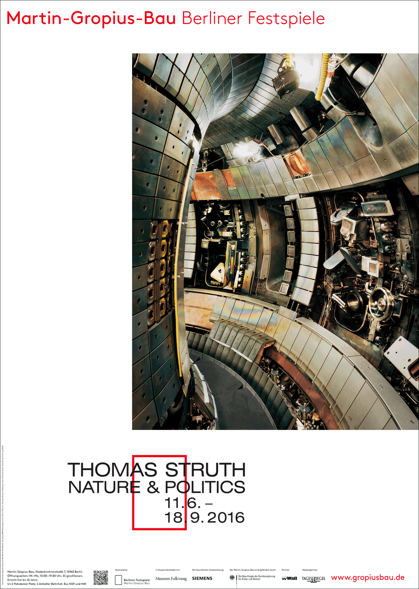Ausstellungsplakat „Thomas Struth. Nature & Politics“