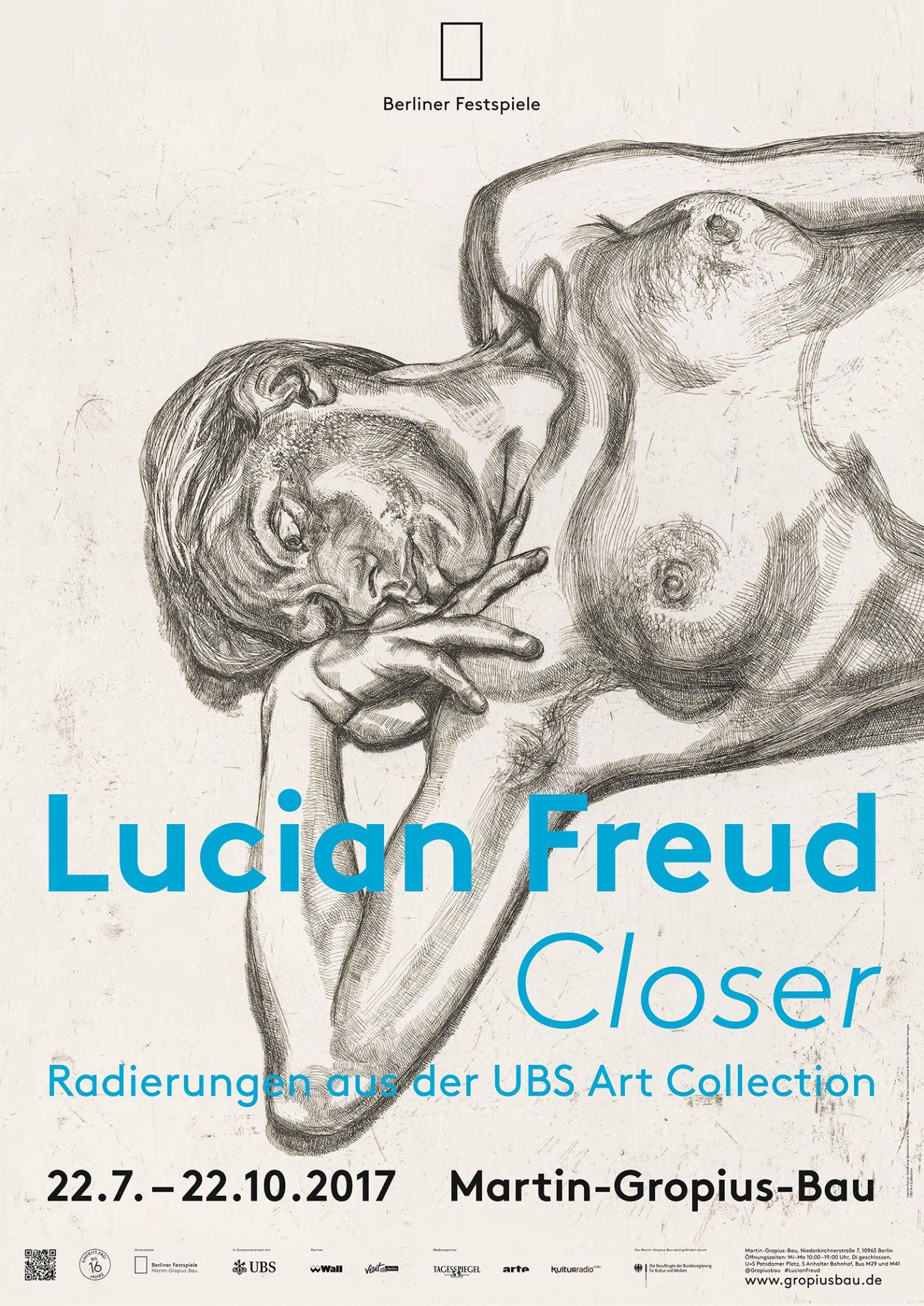 Lucian Freud: Head and Shoulders of a Girl, 1990 © The Lucian Freud Archive/Bridgeman Images UBS Art Collection