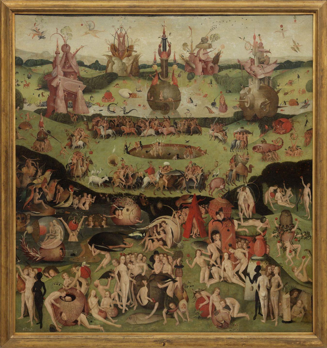 Nach Hieronymus Bosch. Der Garten der Lüste (Mitteltafel), um 1535-1550. Privatsammlung