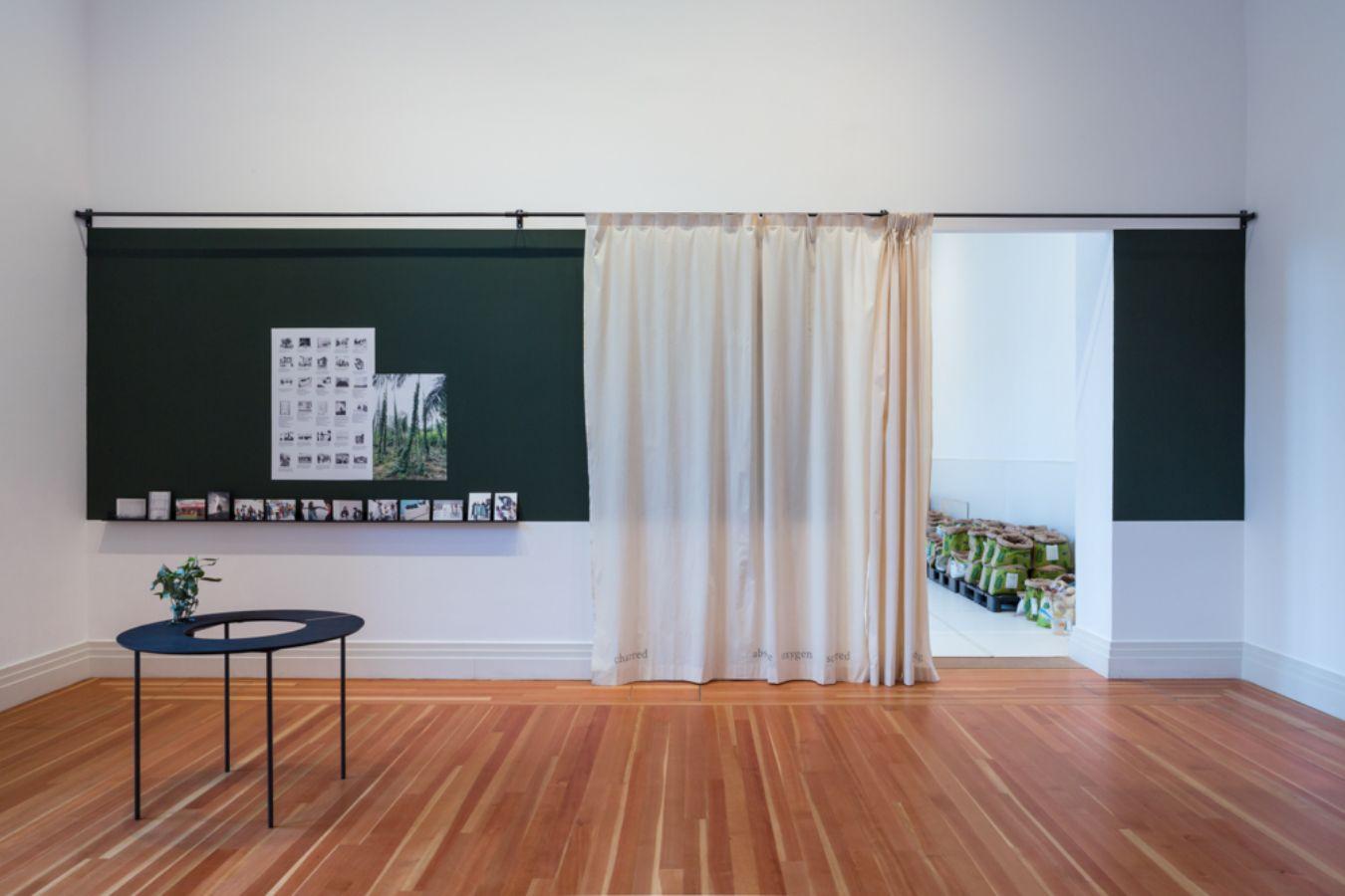 Otobong Nkanga, Carved to Flow, Workshop room, Gropius Bau, 2019–2020