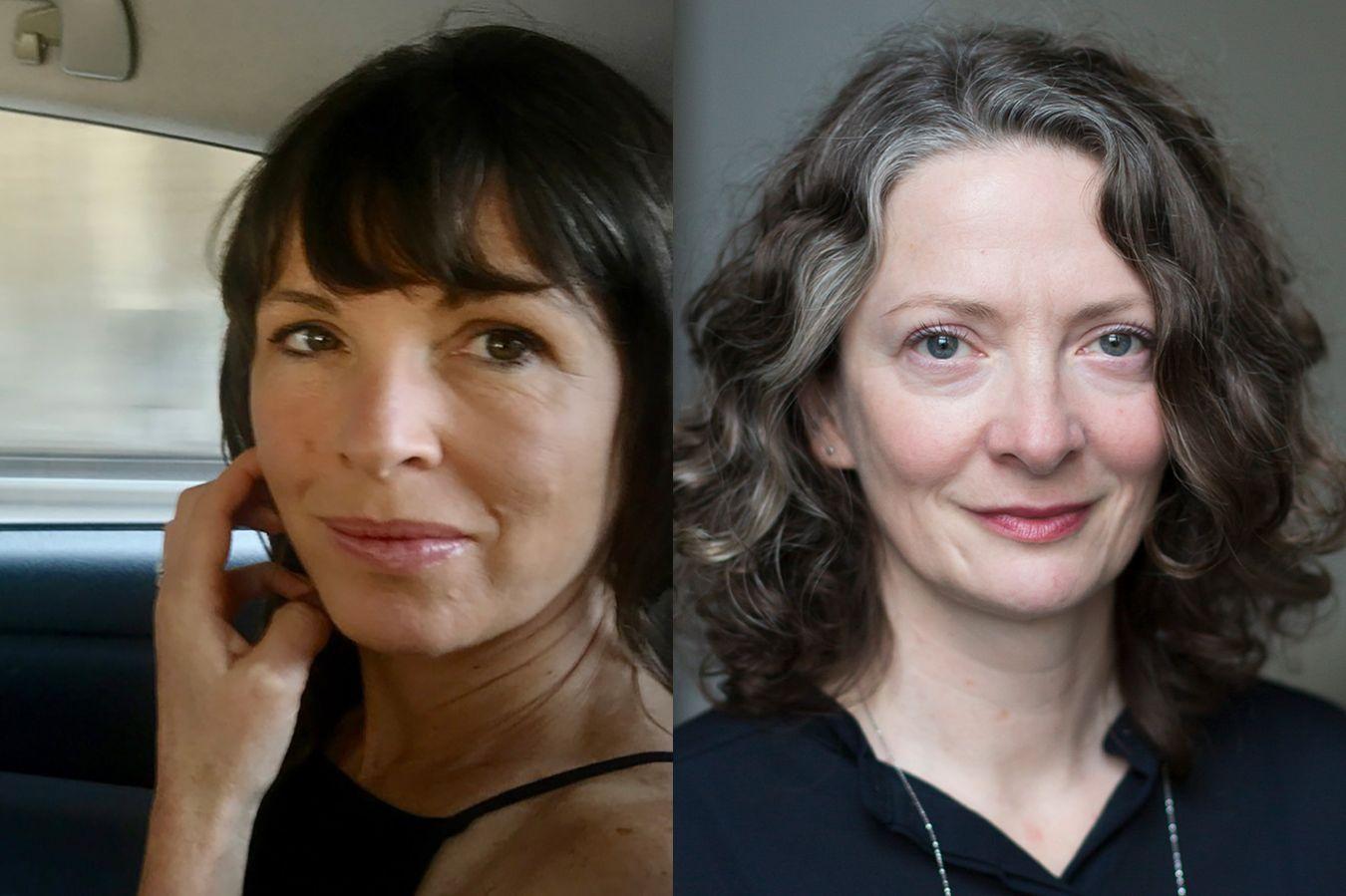 Porträts von Rachel Cusk und Julienne Lorz