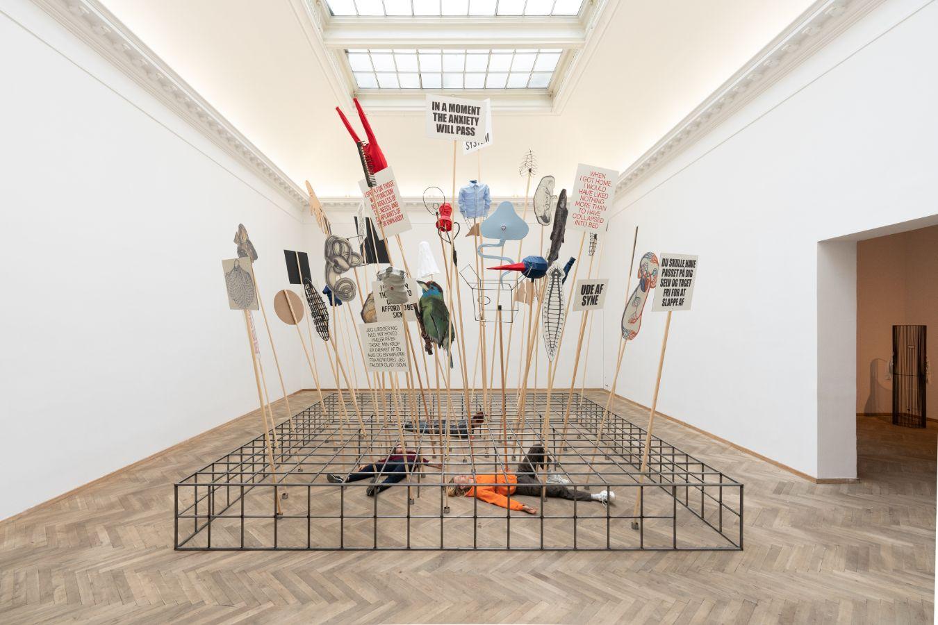Eva Koťátková, Confessions of a Piping System, 2019. Installationsansicht, Confessions of the Piping System, Kunsthal Charlottenborg