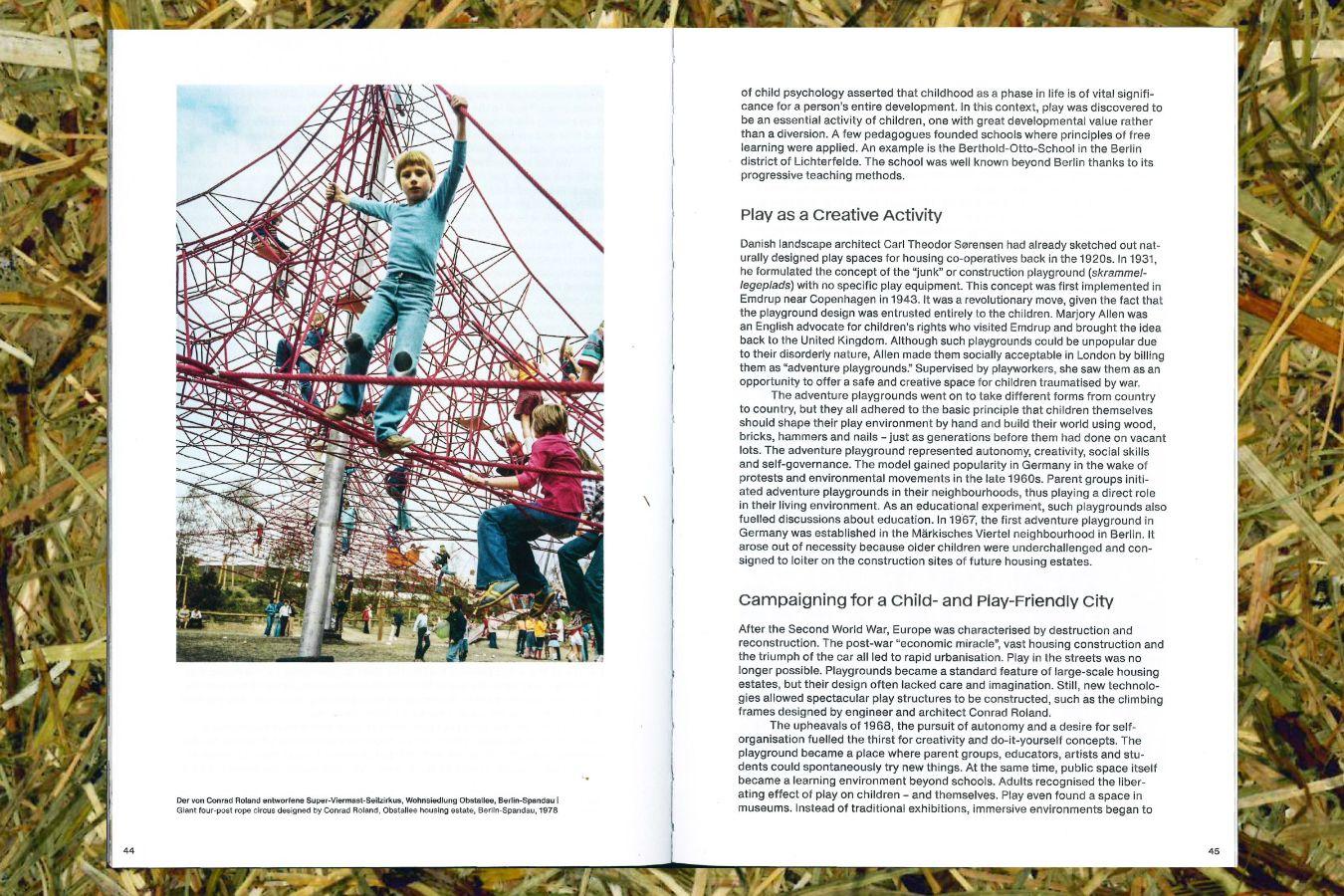 A double page from "Radical Playbook".