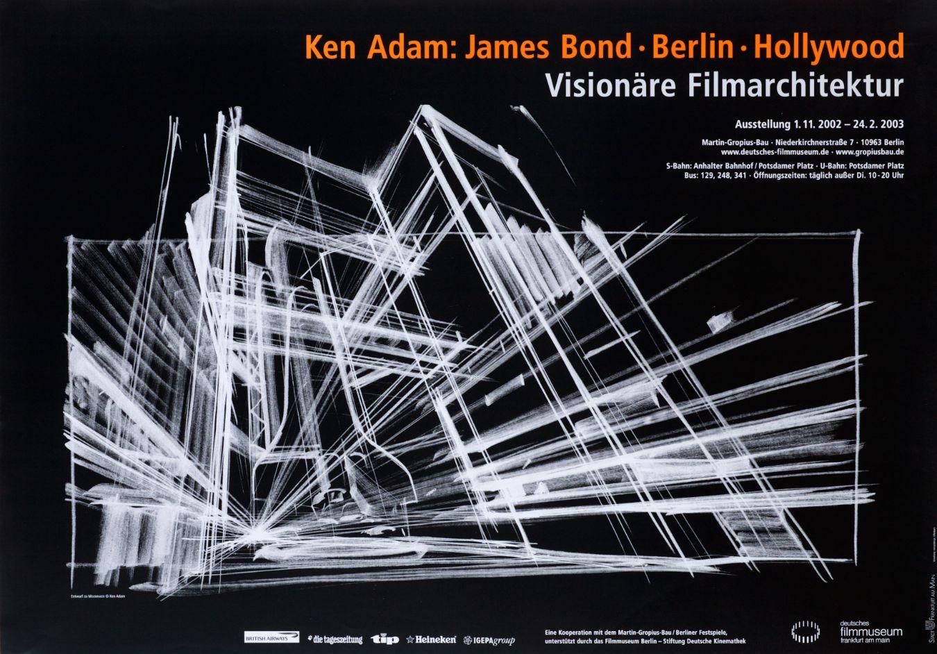 Plakat zur Ausstellung „Ken Adam“