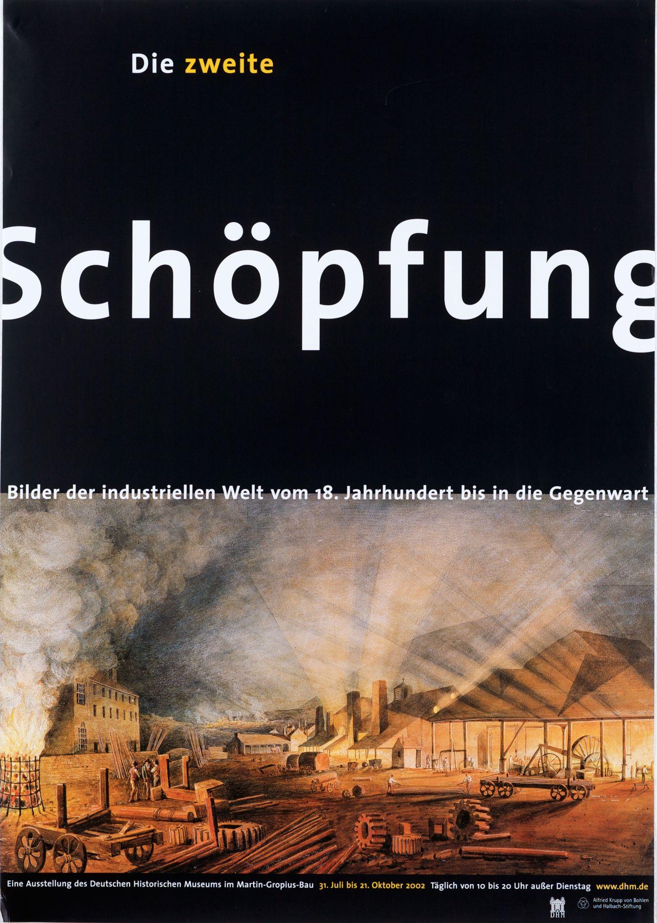 Plakat zur Ausstellung "Die zweite Schöpfung"