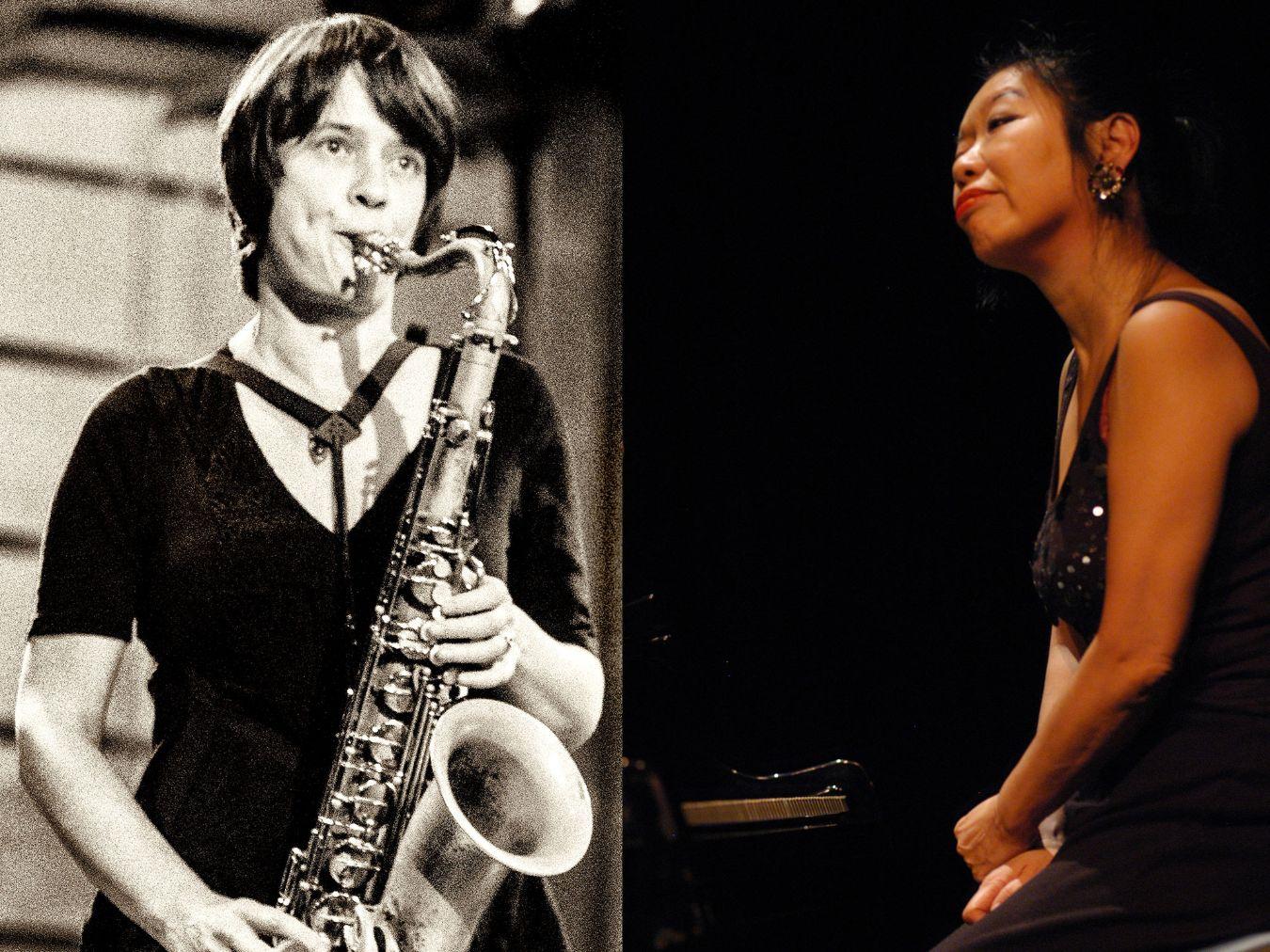 Ingrid Laubrock, Aki Takase © Frank Schindelbeck, Jörg Becker