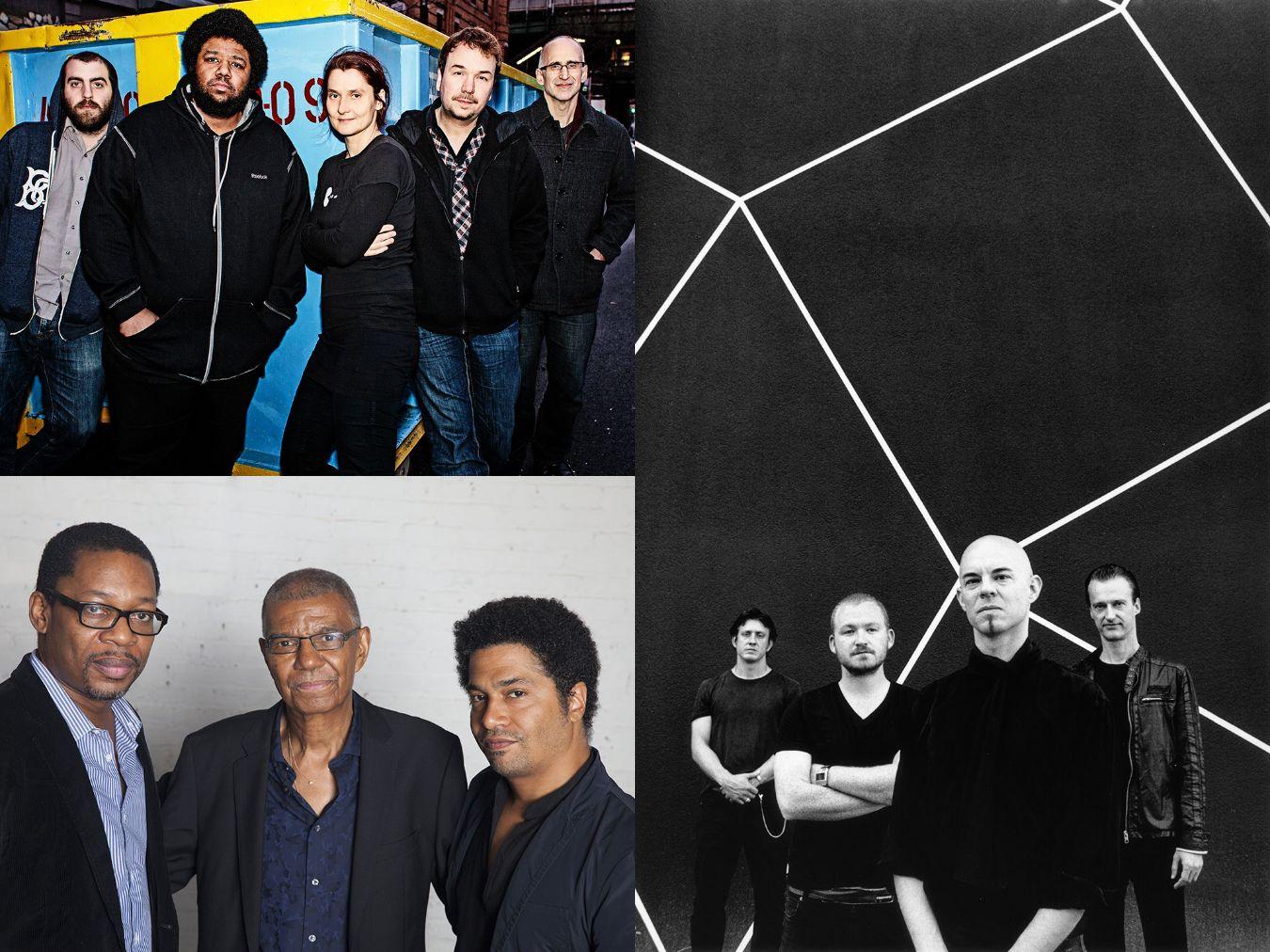 Angelika Niescier + Florian Weber Quintet, Nik Bärtsch’s Ronin, Jack DeJohnette – Ravi Coltrane – Matthew Garrison © Scott Friedlander, Martin Möll, Bill Douthart / ECM Records