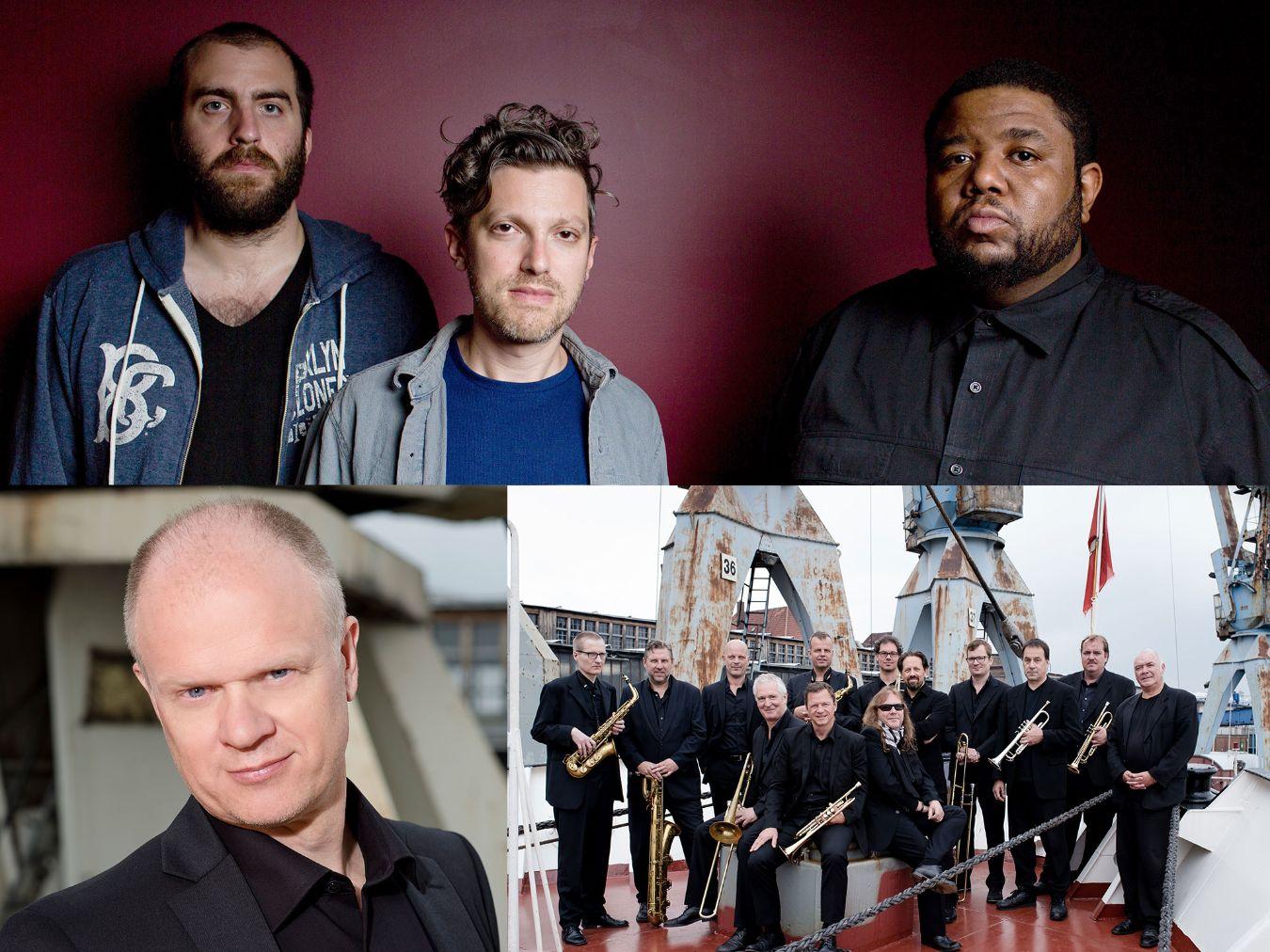 Tyshawn Sorey Trio, Geir Lysne, NDR Bigband © John Rogers, Sibylle Zettler