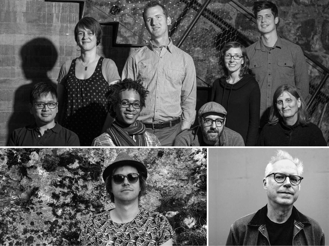 Mary Halvorson Octet, Kim Myhr, Bill Frisell © Kelly Jensen, Orfee Schuijt, Monica Frisell