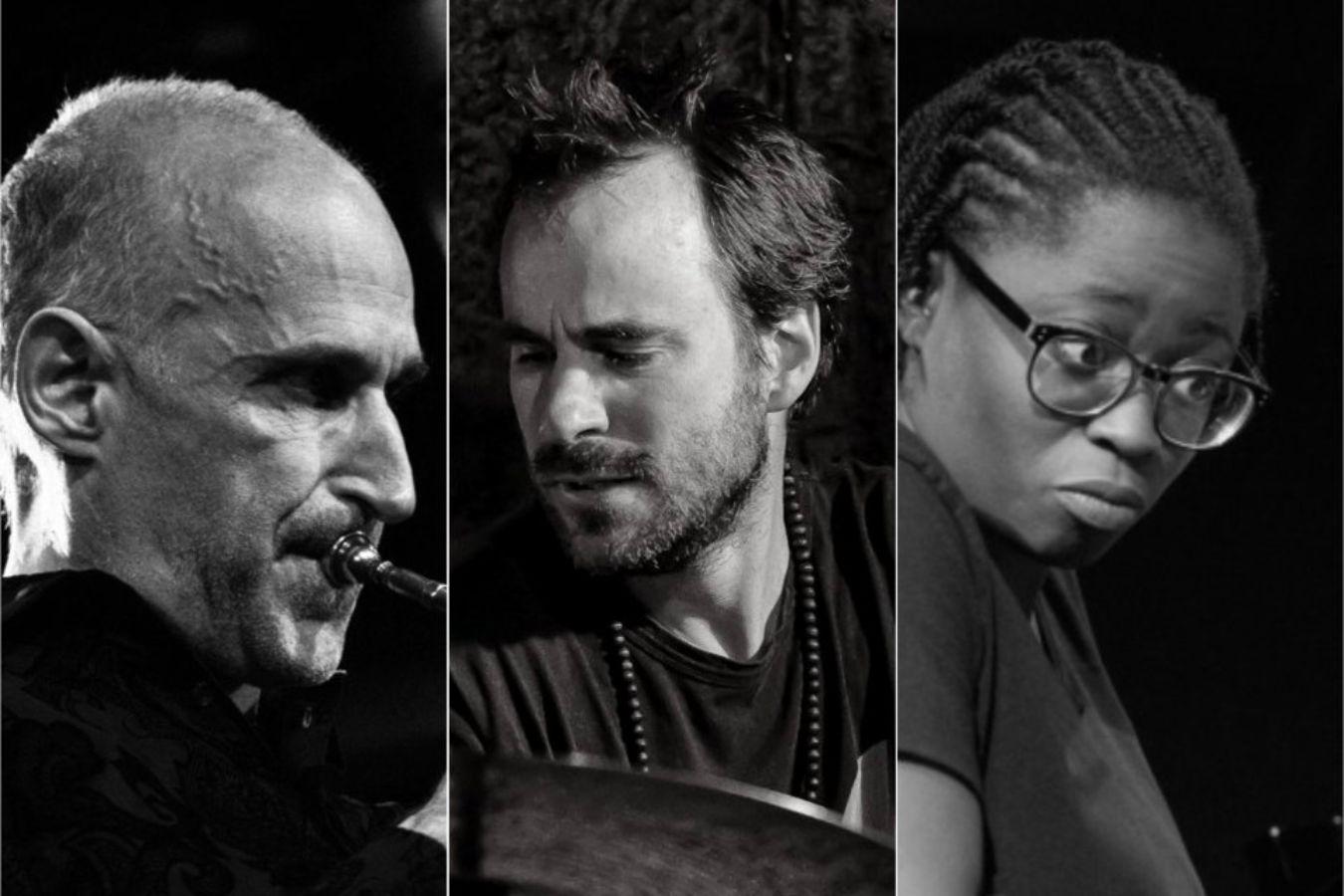 Collage von Ralph Alessi, Myslaure Augustin, Devin Gray