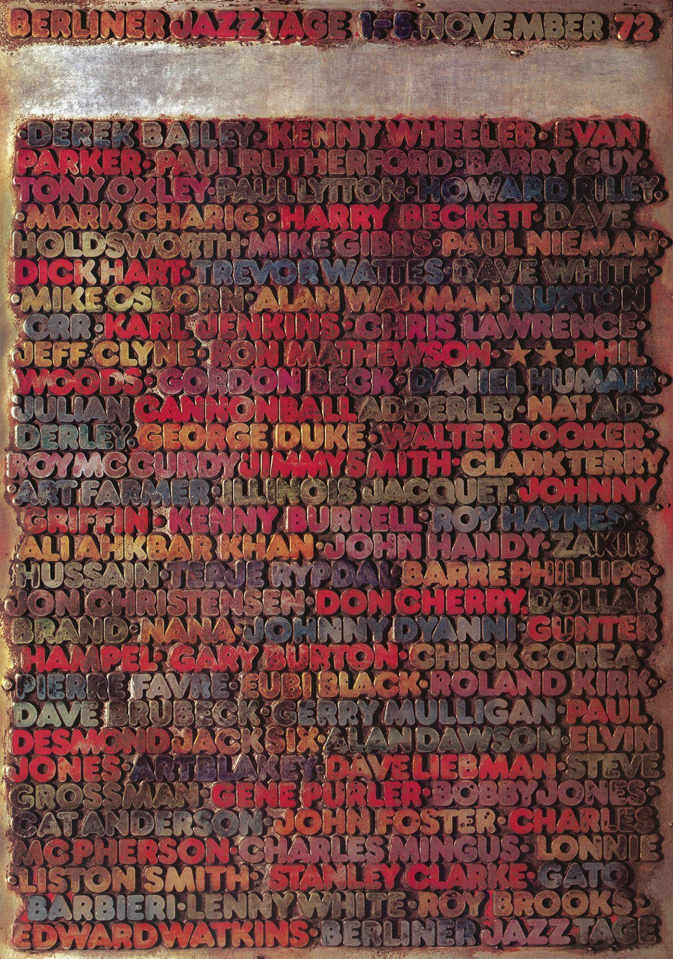 Berliner Jazztage 1972 © Berliner Festspiele