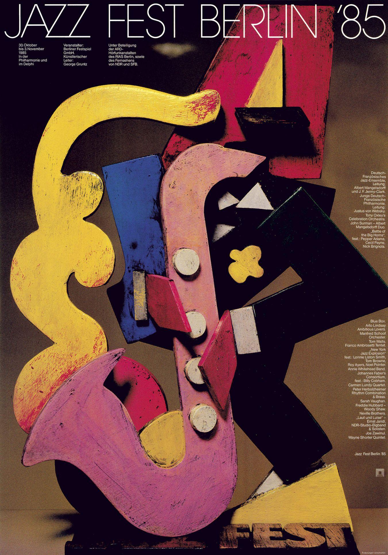 JazzFest Berlin 1985 © Berliner Festspiele