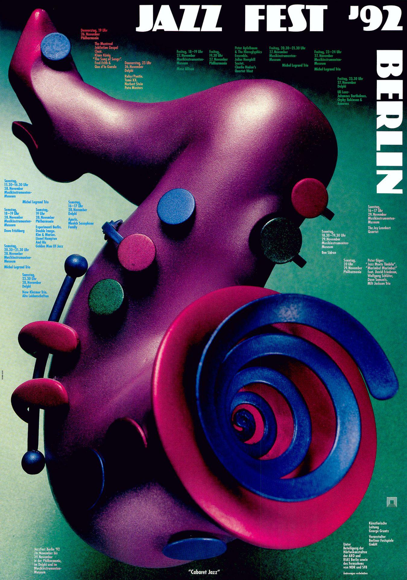 Jazzfest Berlin 1992 © Berliner Festspiele