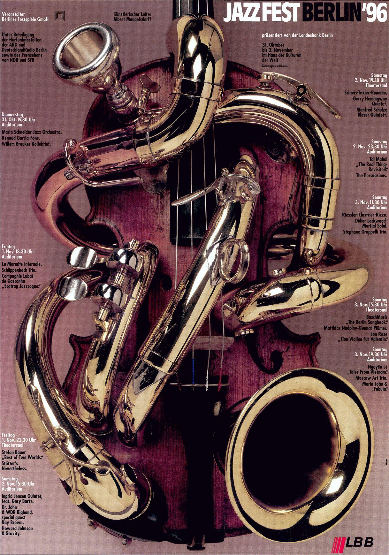 Jazzfest Berlin 1996 © Berliner Festspiele