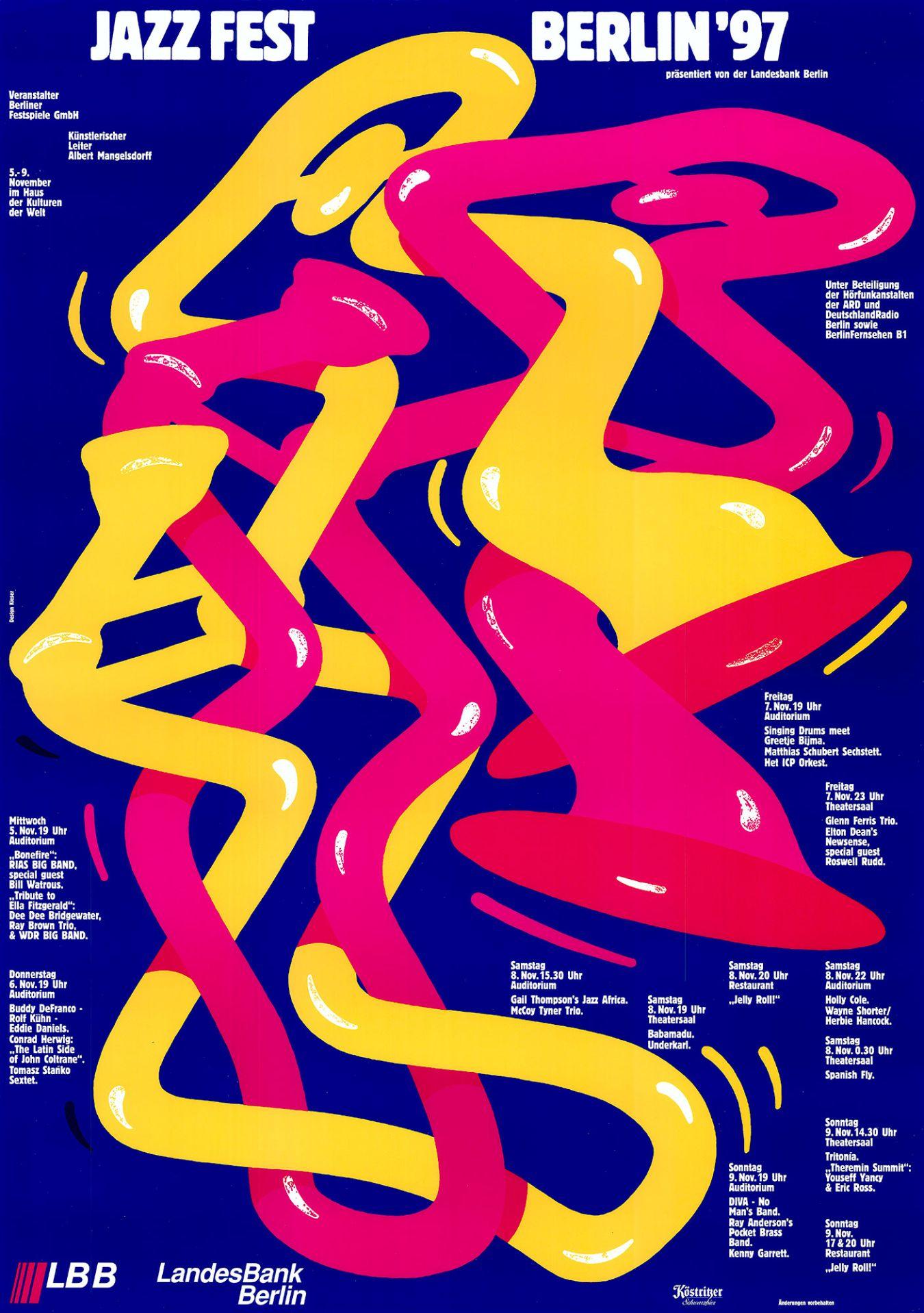 Jazzfest Berlin 1997 © Berliner Festspiele