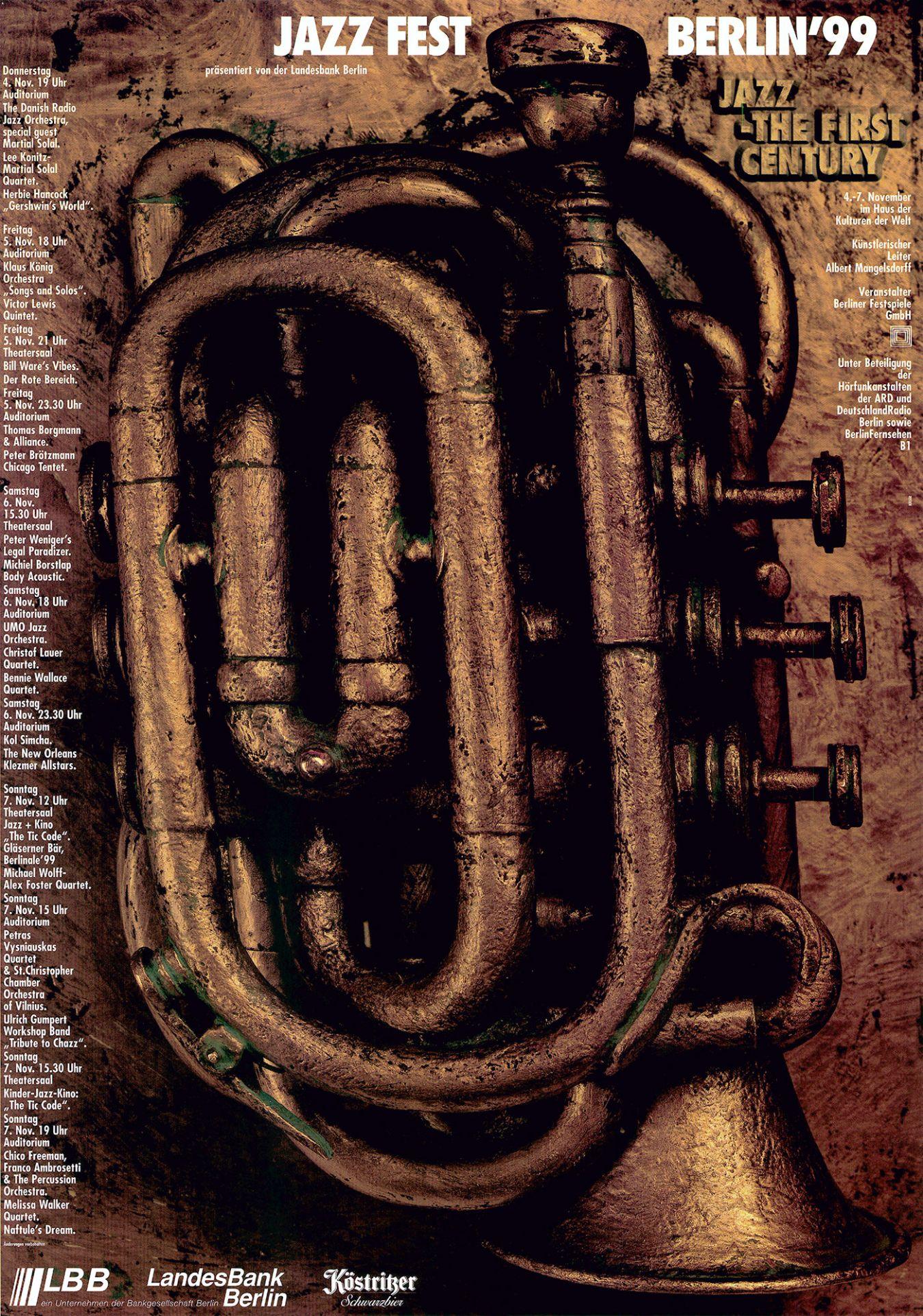 Jazzfest Berlin 1999 © Berliner Festspiele