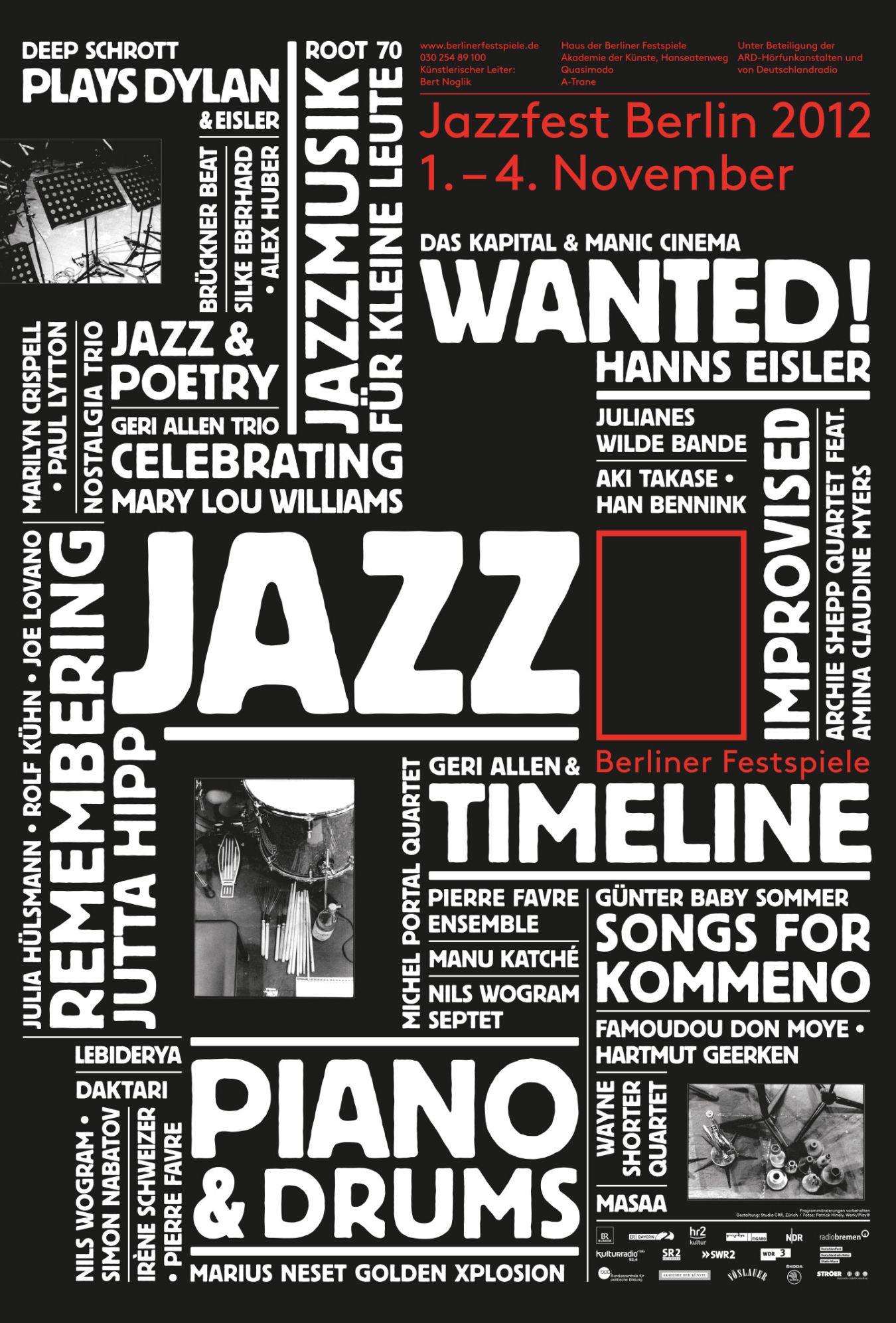 Jazzfest Berlin 2012 © Berliner Festspiele