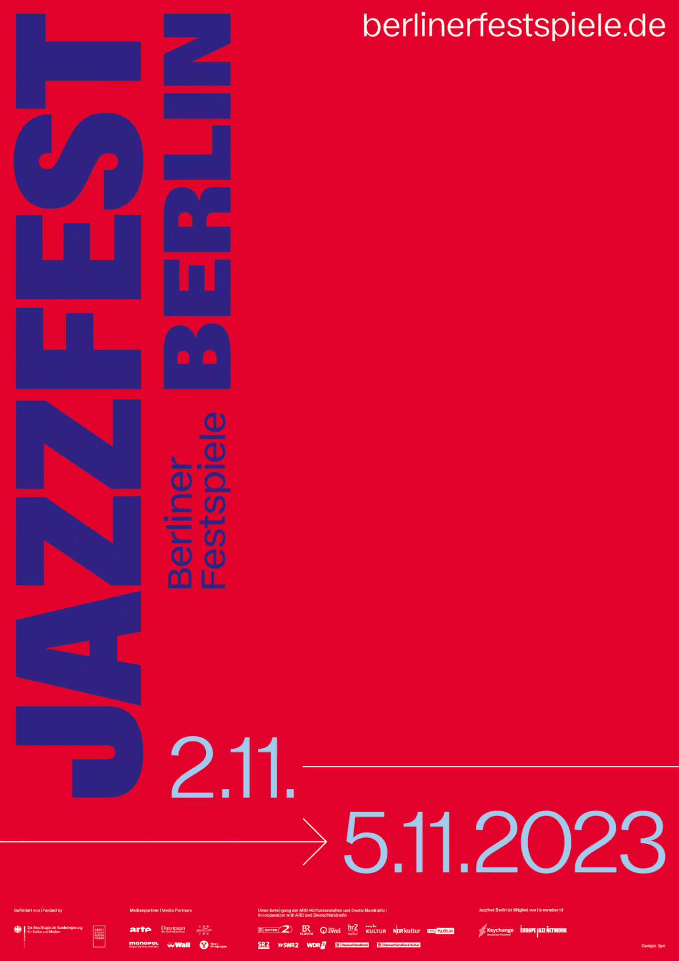 PosterJazzfest Berlin 2023
