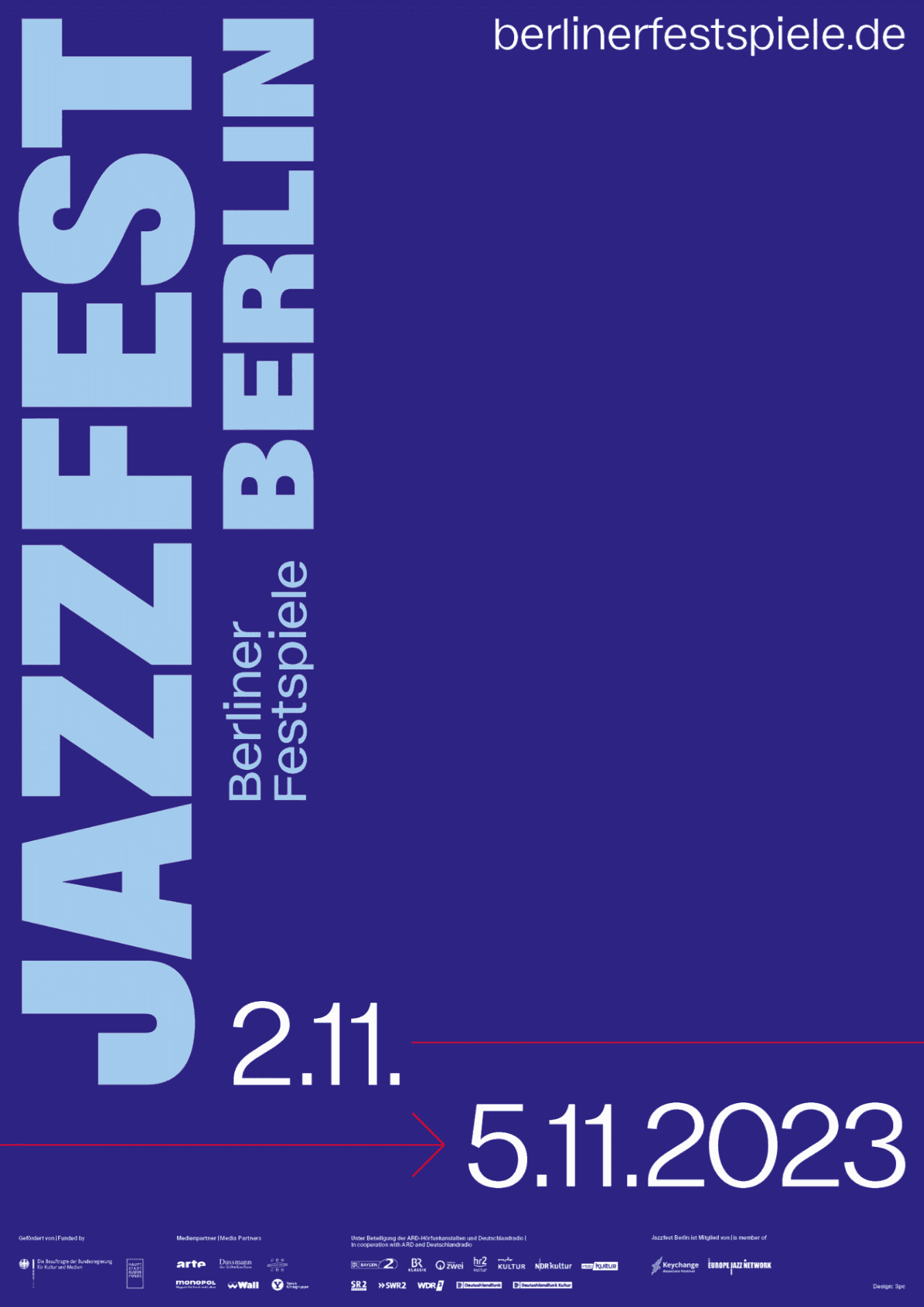 PosterJazzfest Berlin 2023