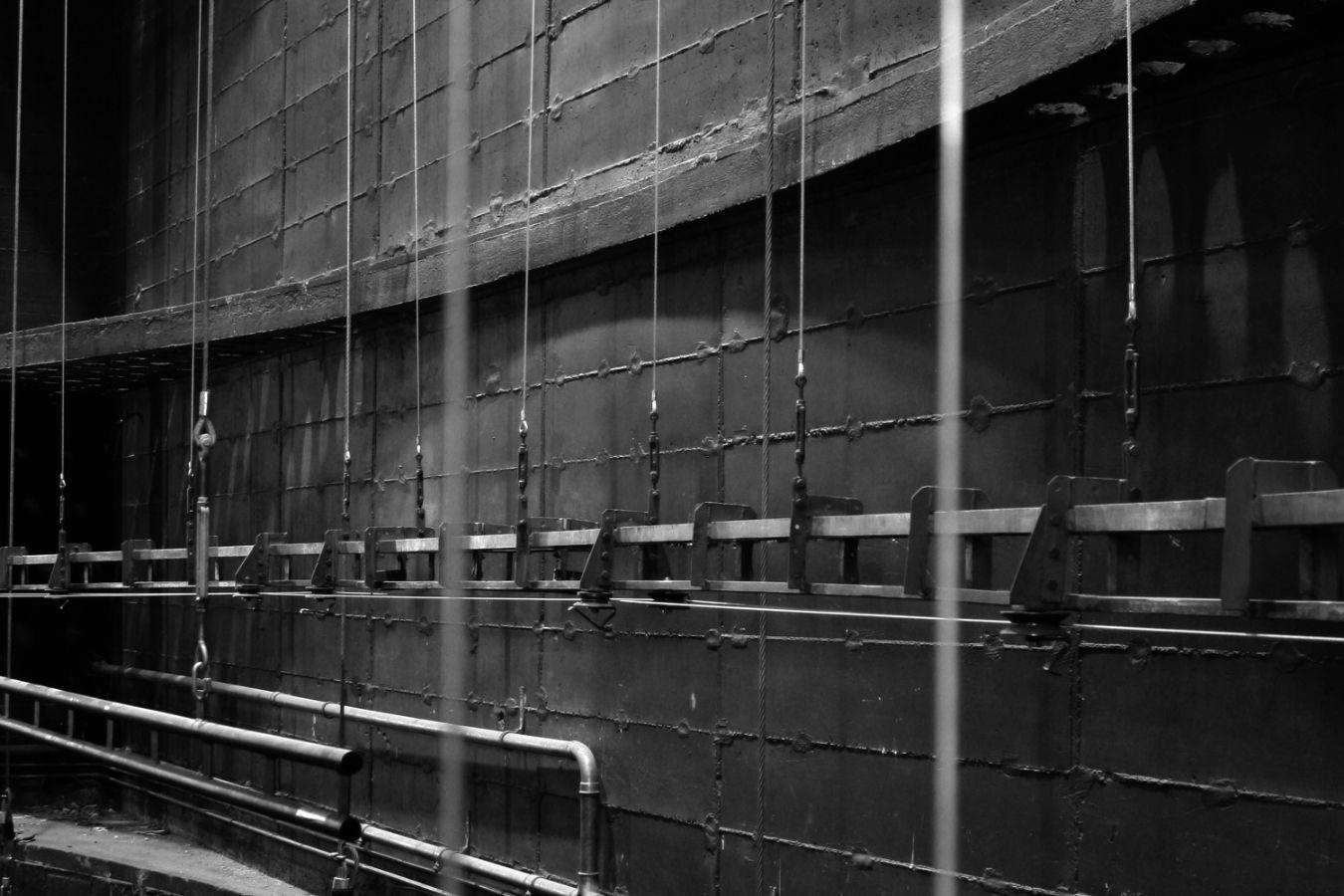 View of the stage in the Haus der Berliner Festspiele before the renovation in 2010