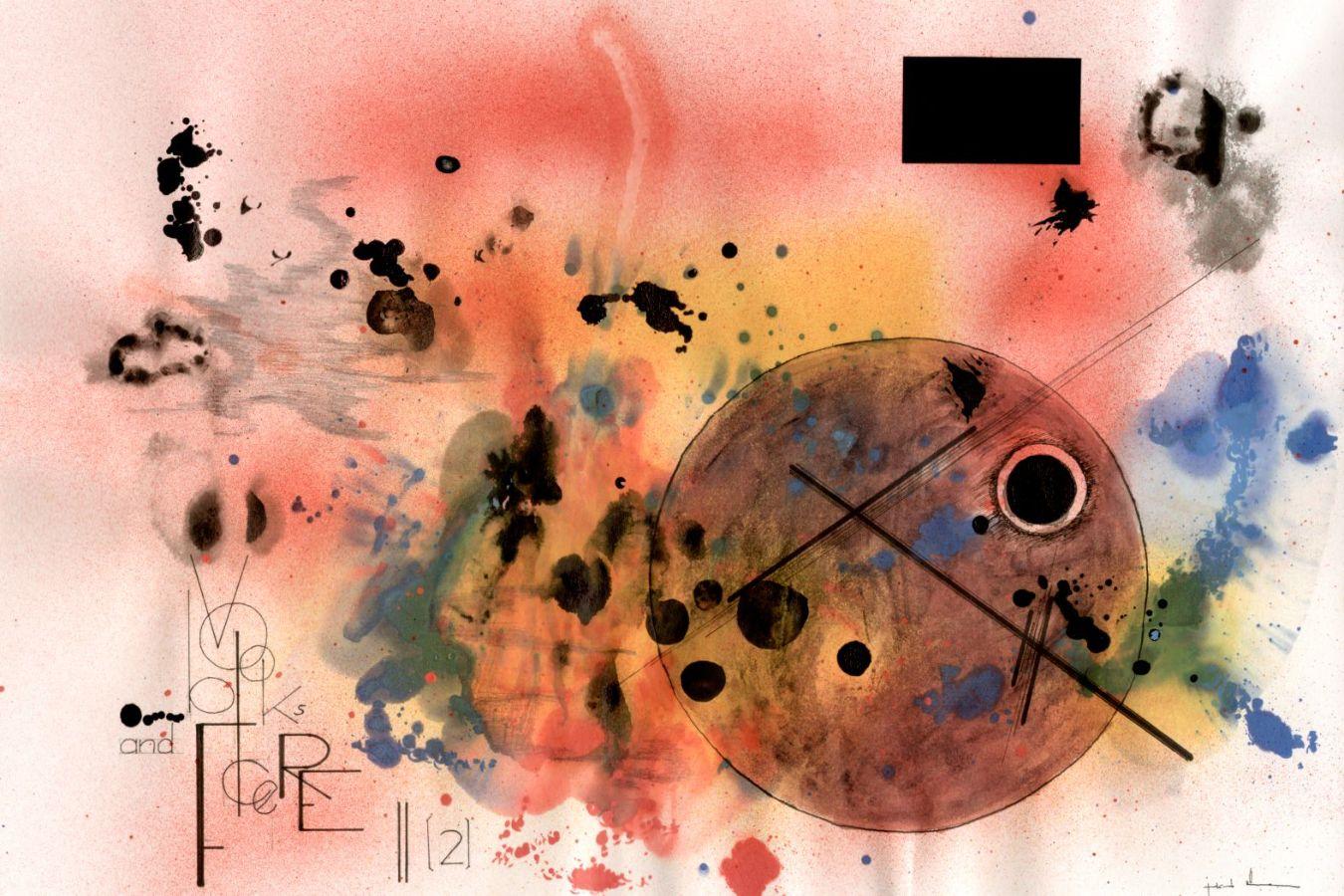 Titelblatt, Jakob Ullmann: voice, books and FIRE II / 2