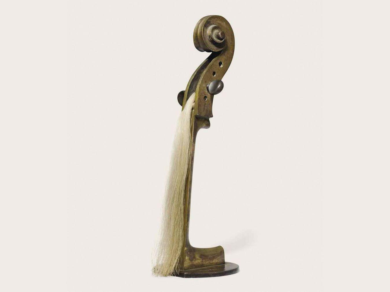 Man Ray, “Emak Bakia”, bronze with silver patina and synthetic hair, 1926