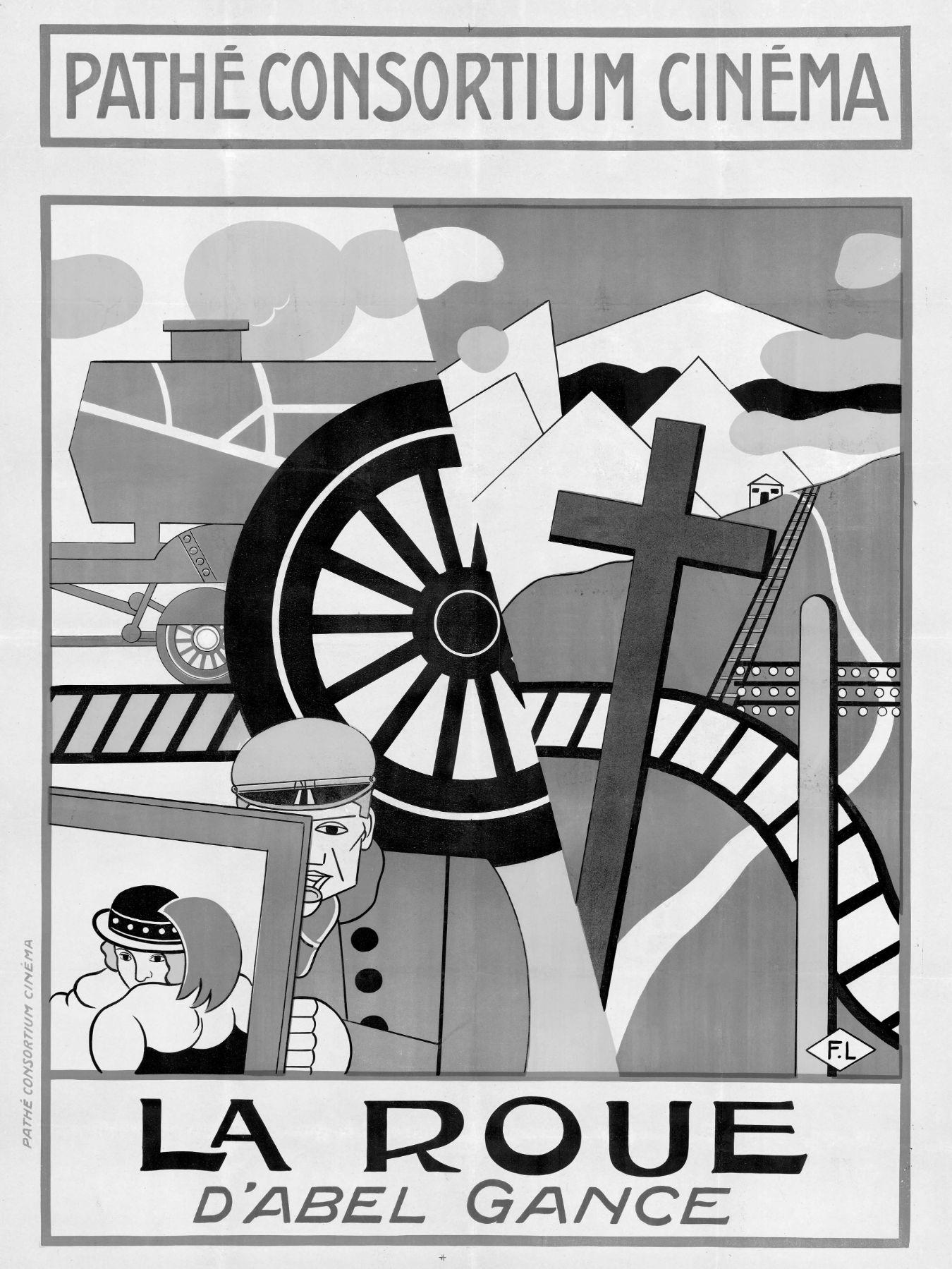Fernand Léger, “La Roue”, film poster 1924 © Collection Fondation Pathé