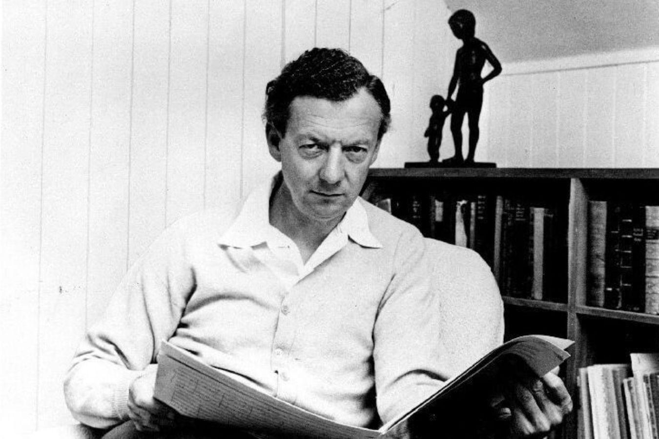 Benjamin Britten, London Records 1968, Publicity Photo by Hans Wild for High Fidelity