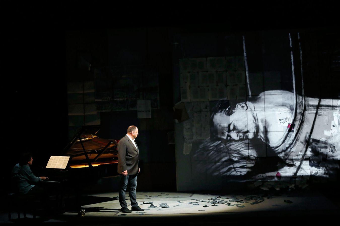 Matthias Goerne in „Die Winterreise“, Festival d’Aix-en-Provence 2014 © Patrick Berger / Artcomart