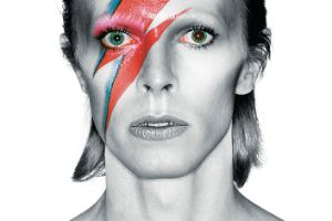 Album cover shoot for Aladdin Sane, 1973.  Photograph by Brian Duffy.  Photo Duffy © Duffy Archive & The David Bowie Archive